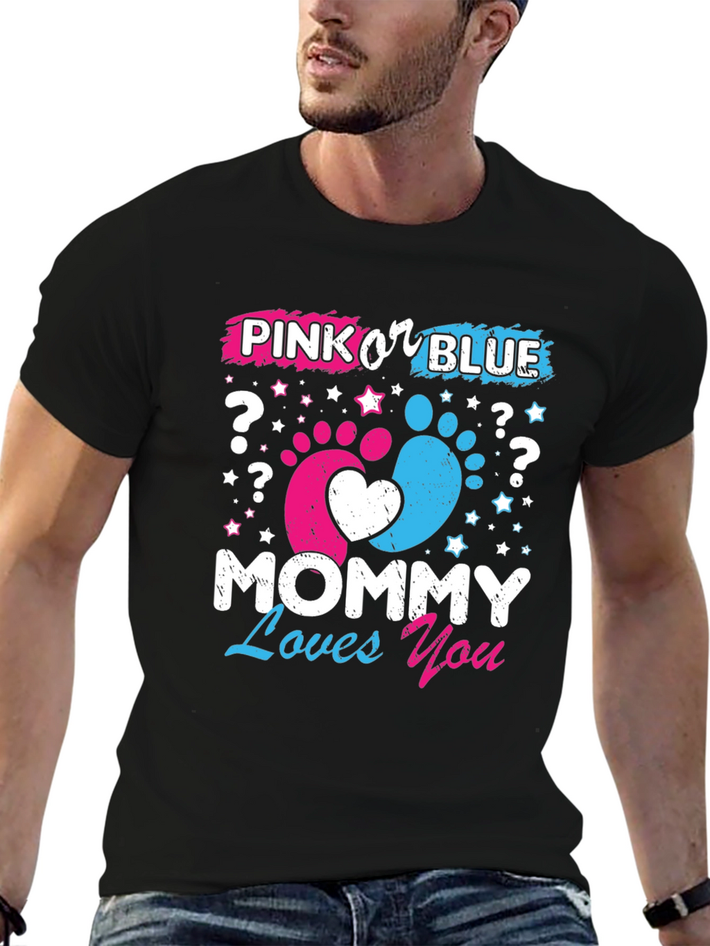 Pink or Blue? Mommy Loves You T-Shirt