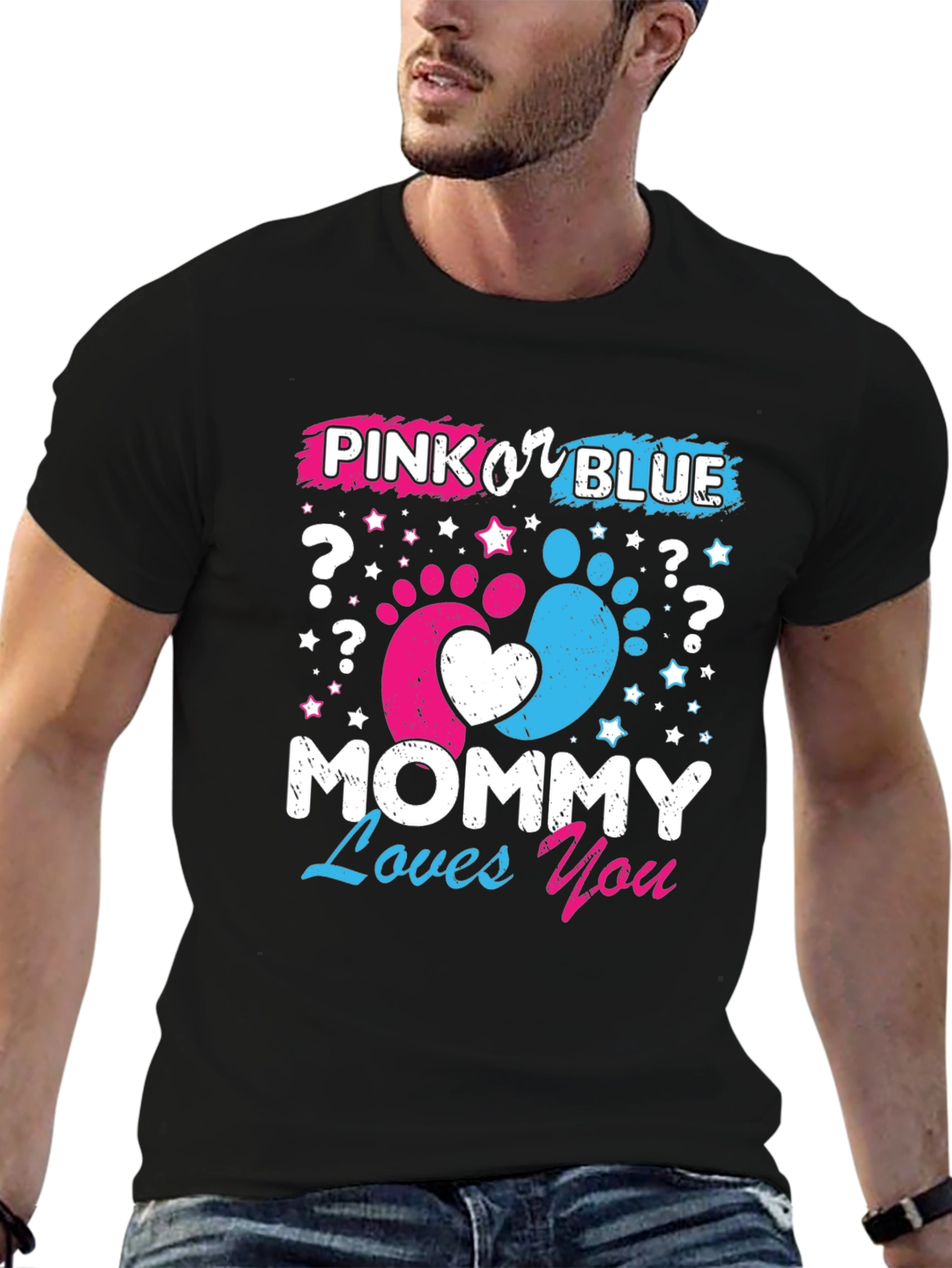 Pink or Blue? Mommy Loves You T-Shirt