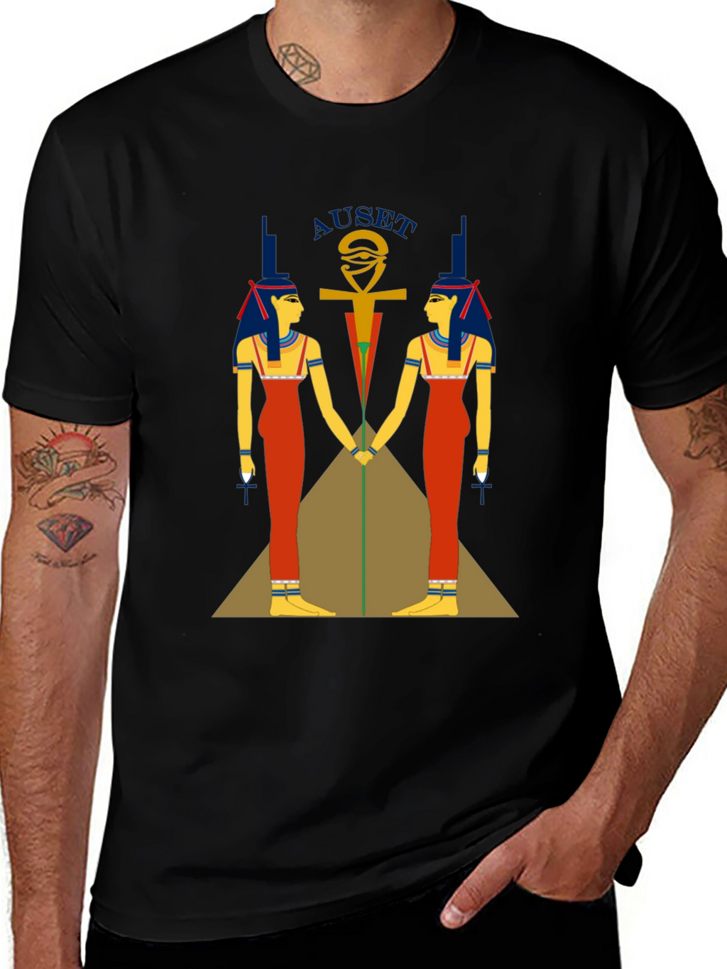 Auset Egyptian Graphic T-Shirt