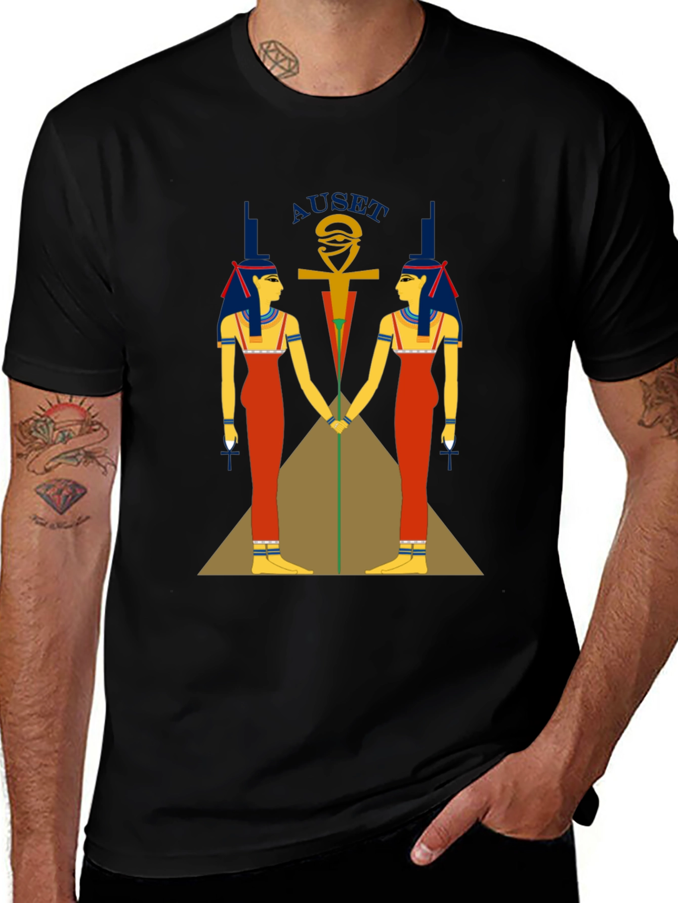 Auset Egyptian Graphic T-Shirt