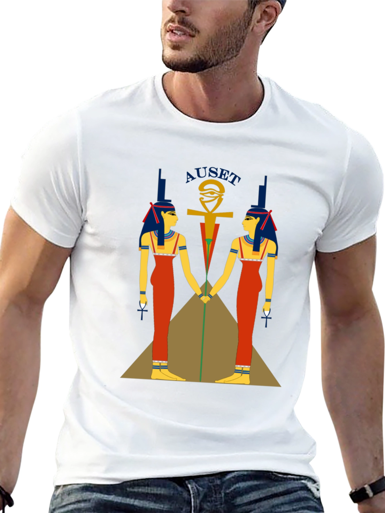 Auset Egyptian Graphic T-Shirt