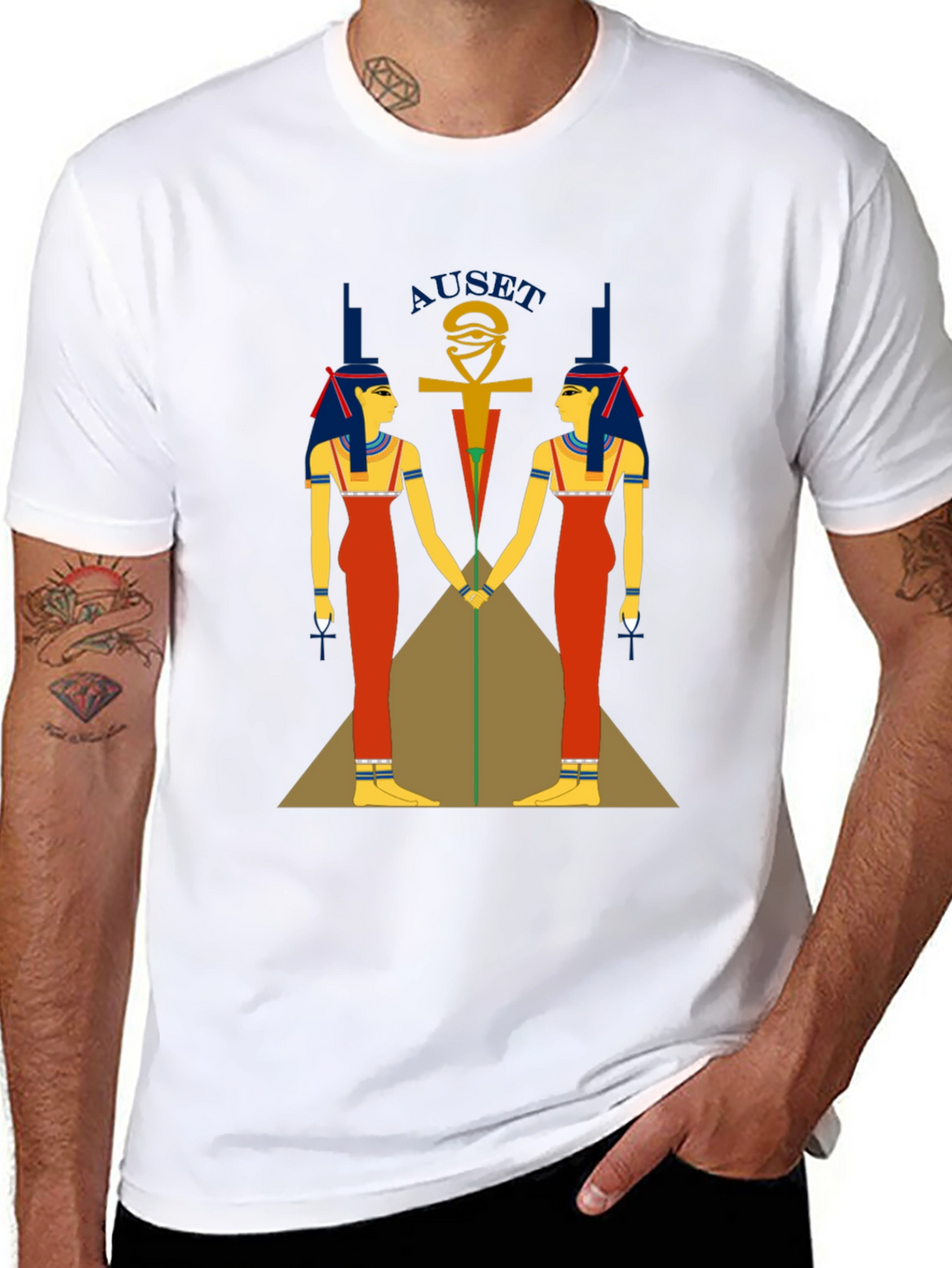Auset Egyptian Graphic T-Shirt