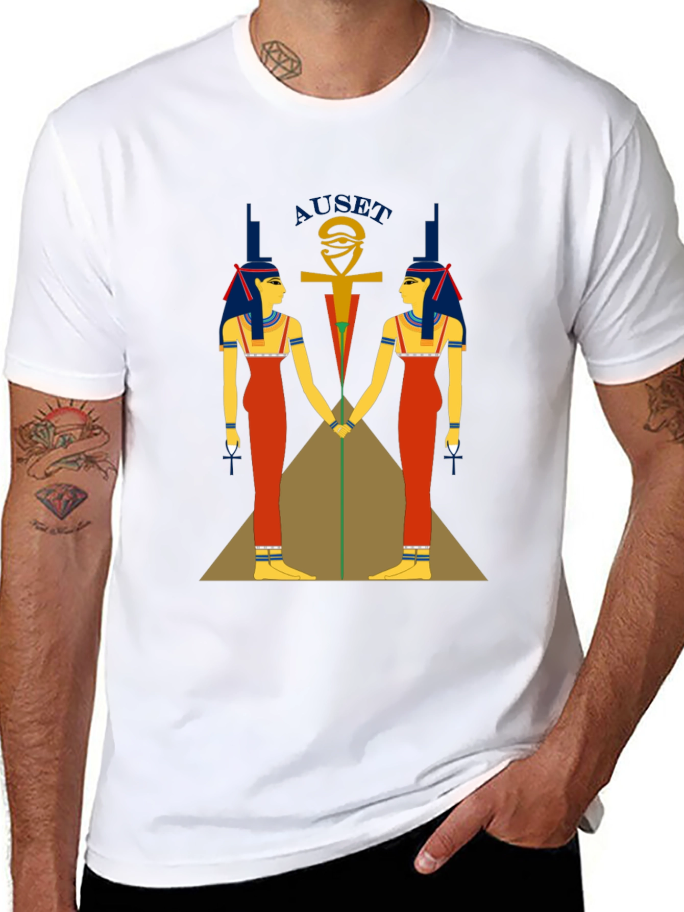 Auset Egyptian Graphic T-Shirt