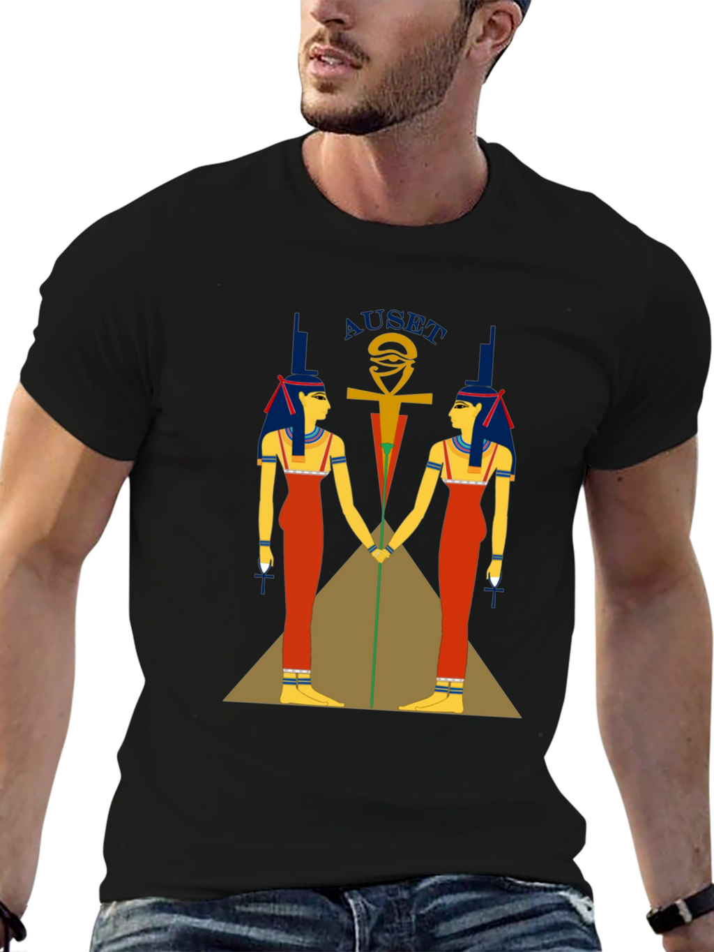 Auset Egyptian Graphic T-Shirt