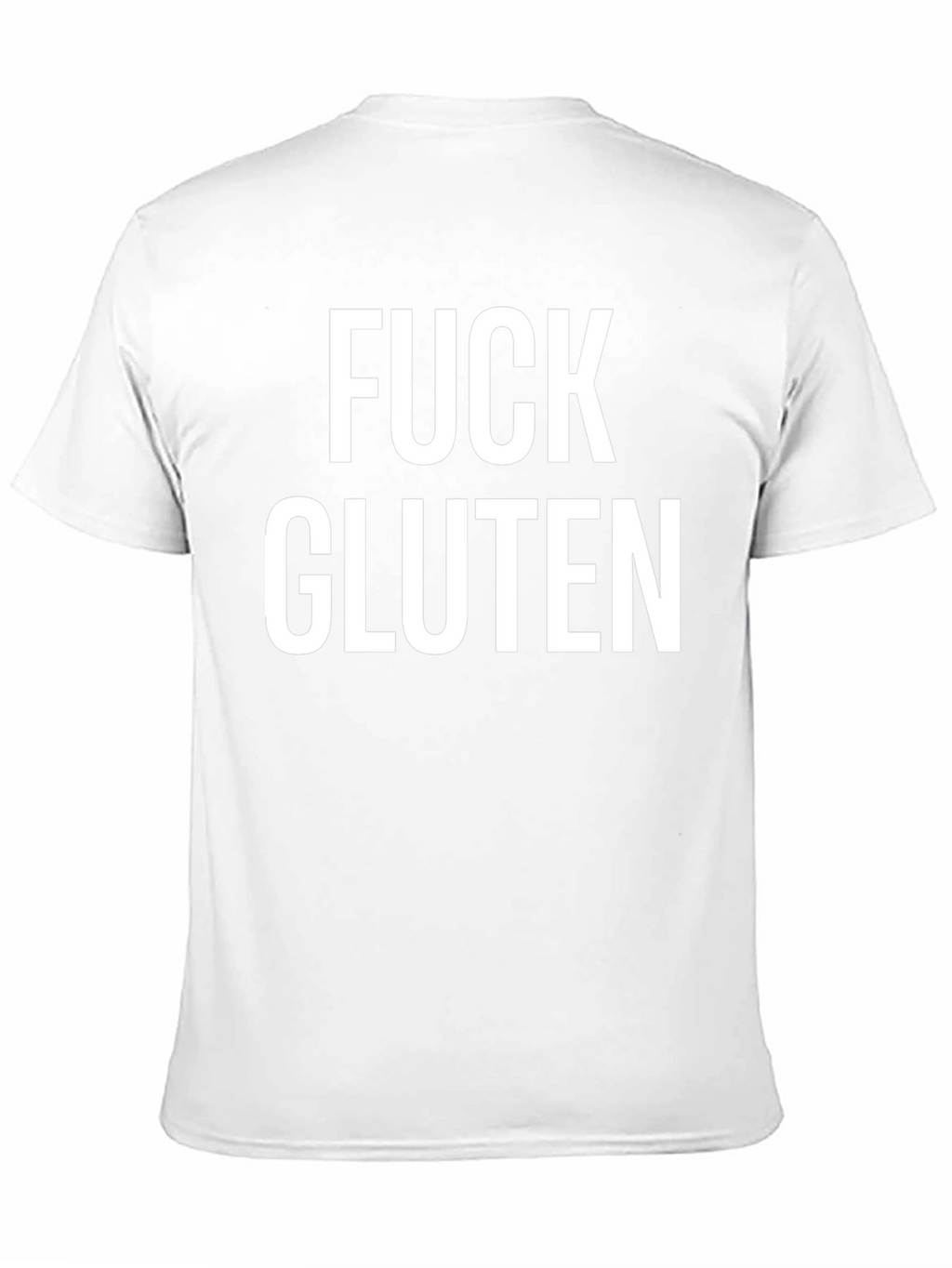 Fuck Gluten Black Tee - Statement T-Shirt