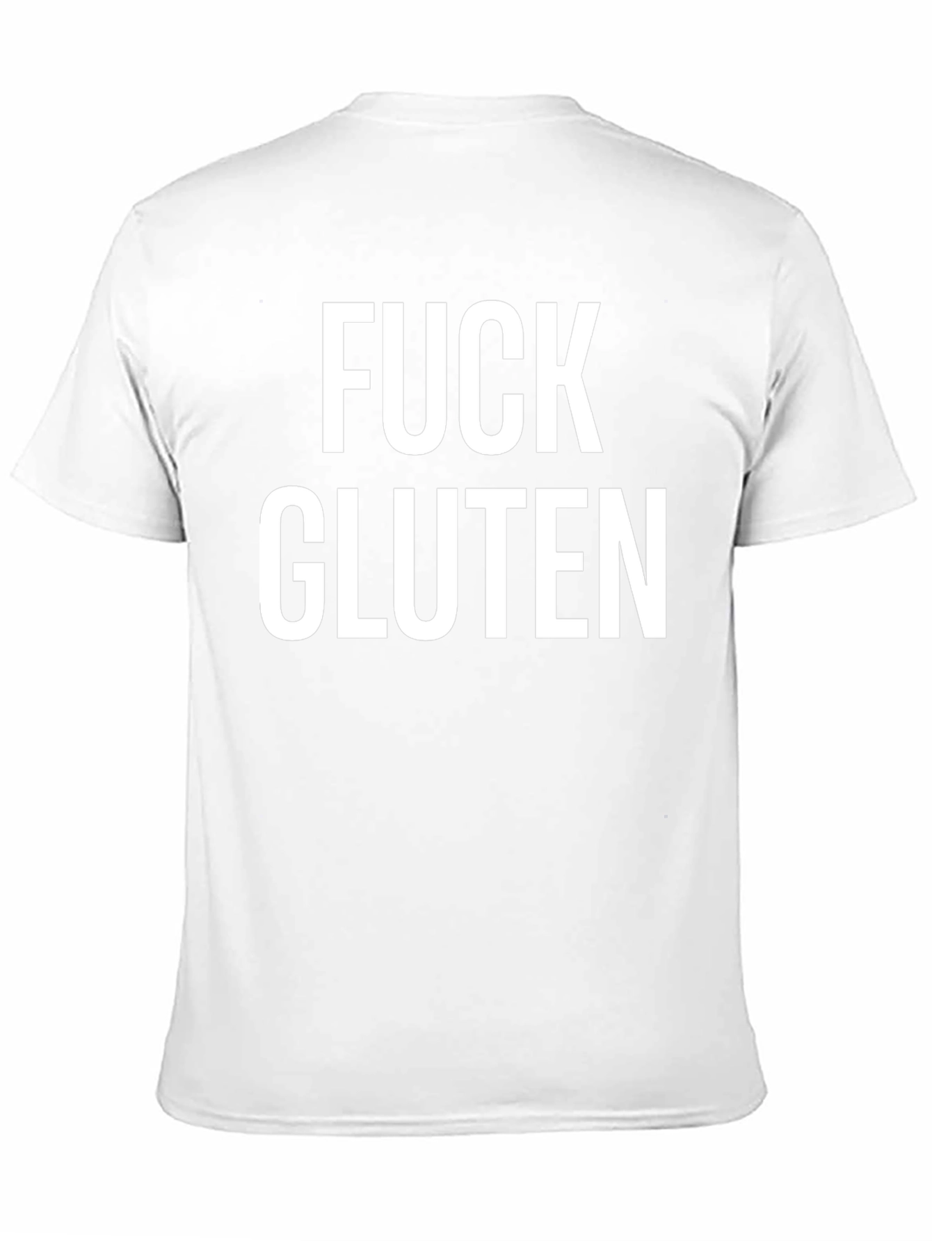 Fuck Gluten Black Tee - Statement T-Shirt