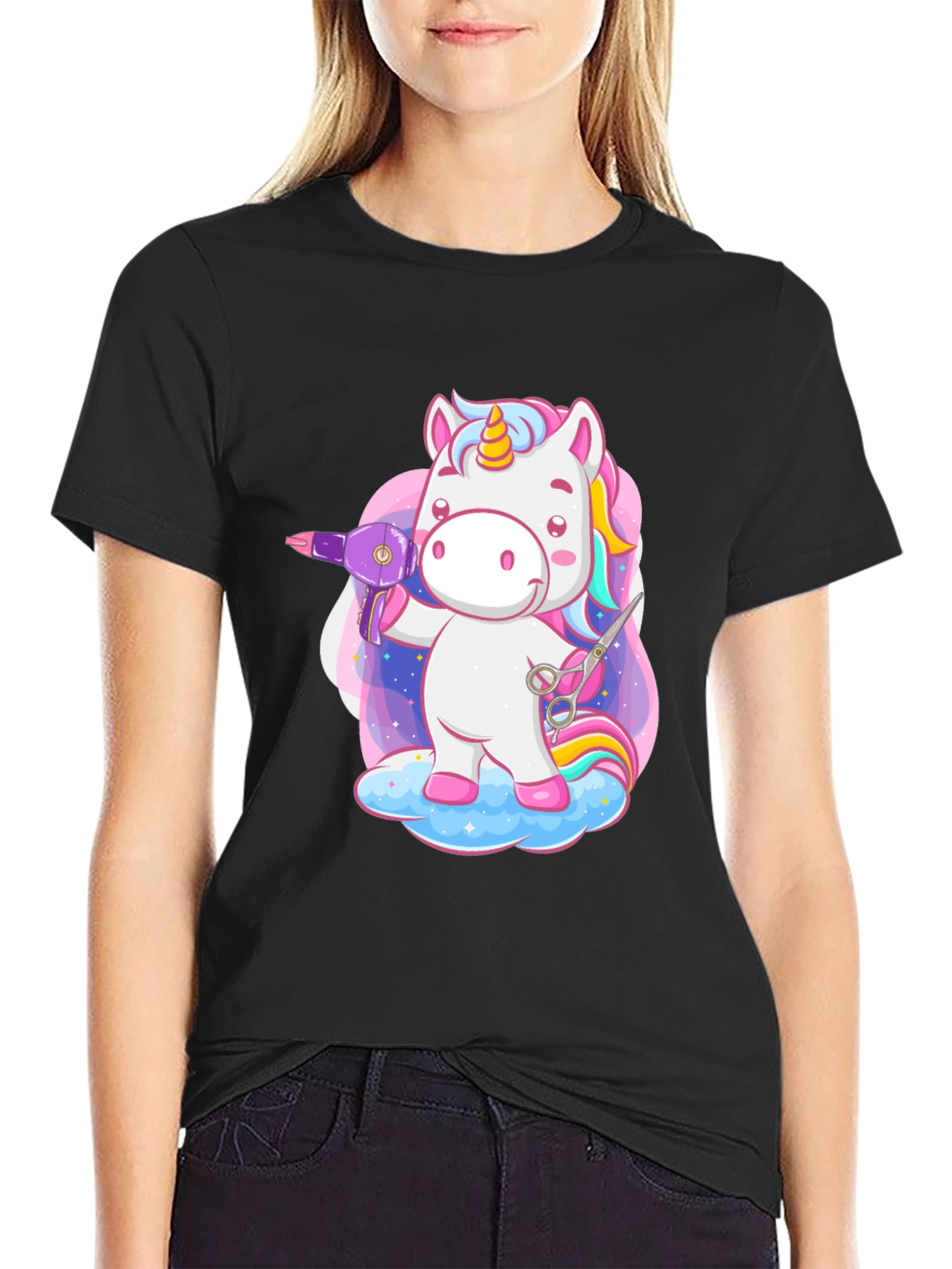 Unicorn Hairdresser T-Shirt - Cute & Funny!