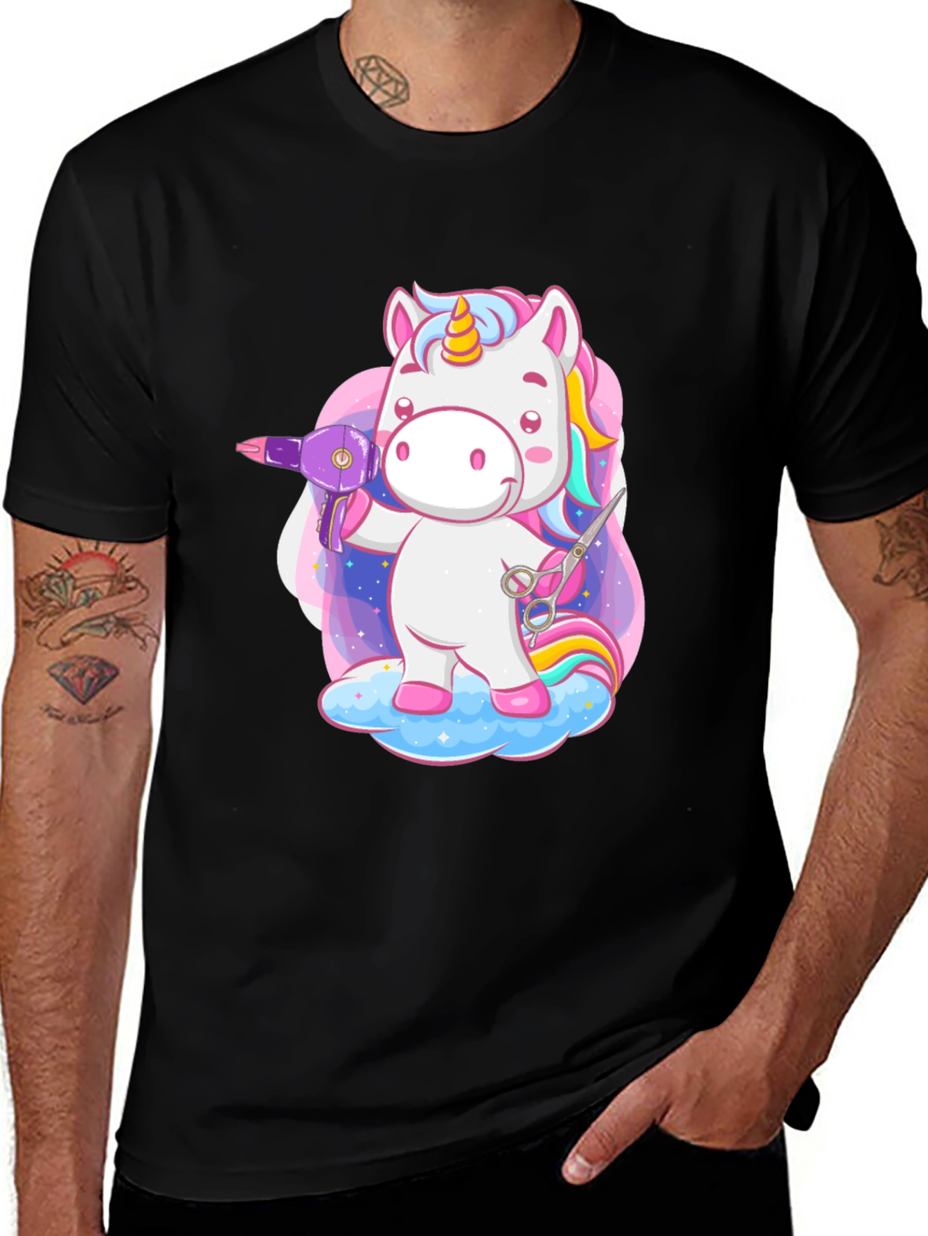 Unicorn Hairdresser T-Shirt - Cute & Funny!