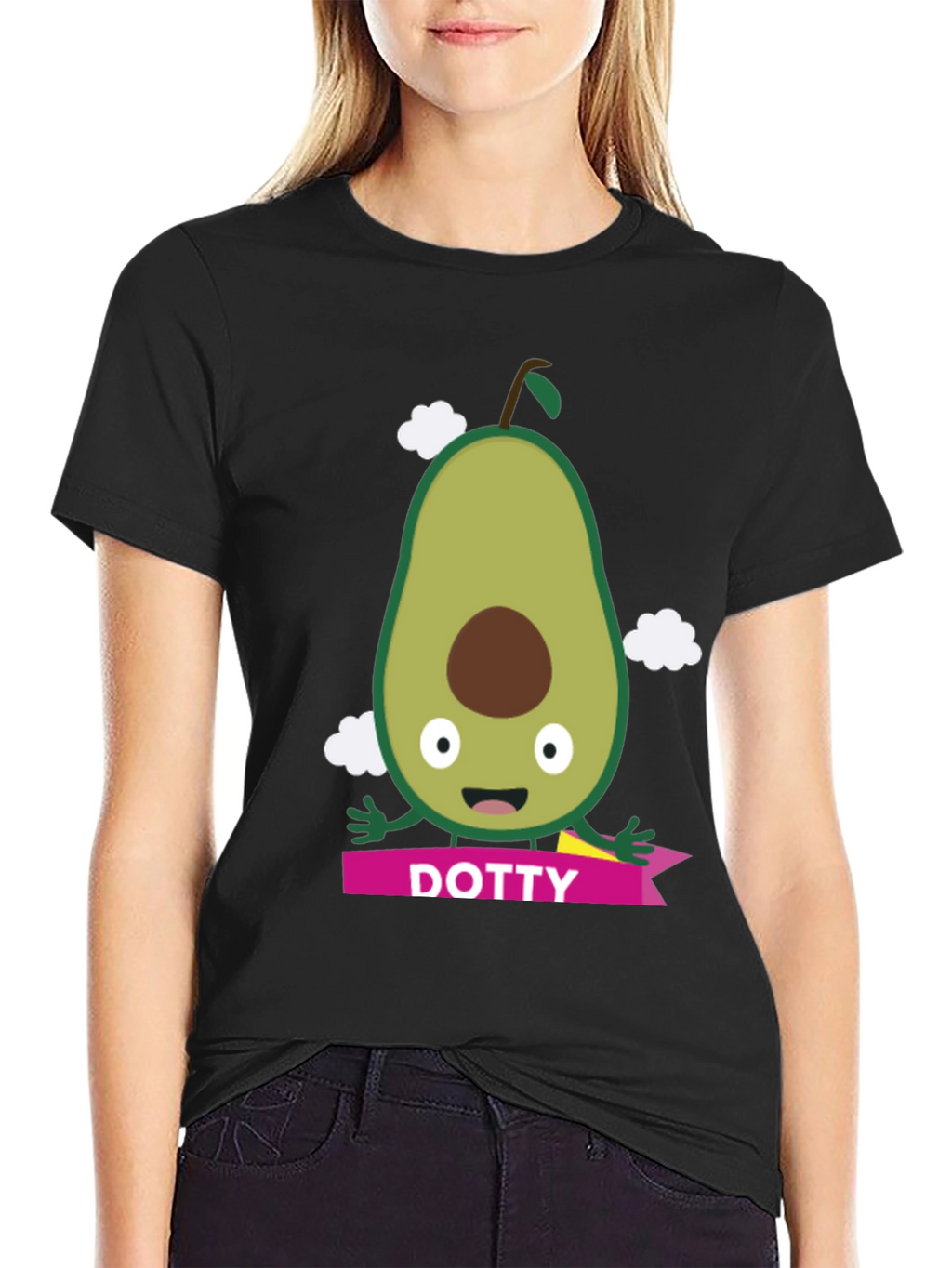 Funny Avocado Dotty T-Shirt