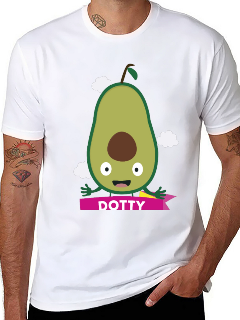 Funny Avocado Dotty T-Shirt