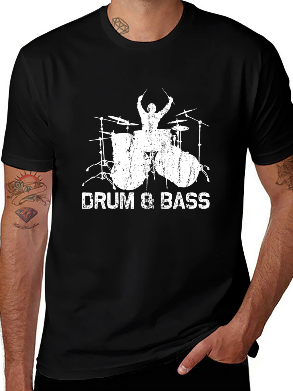 Drum & Bass T-Shirt - Musician Tee