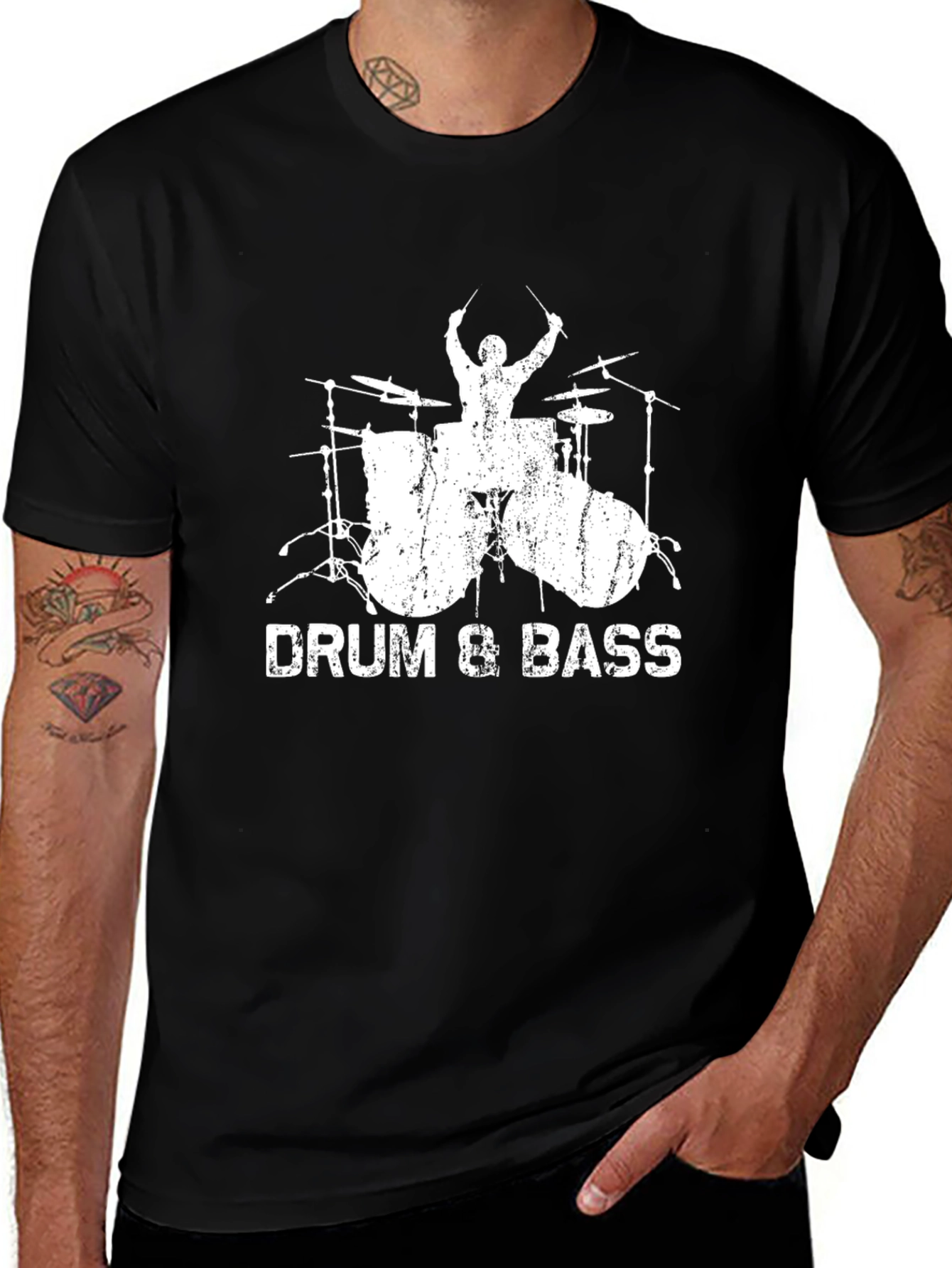 Drum & Bass T-Shirt - Musician Tee