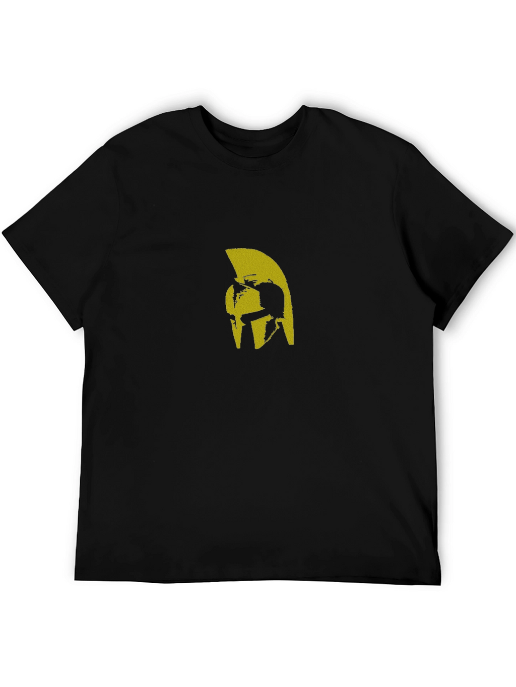 Spartan Helmet Graphic T-Shirt - Black