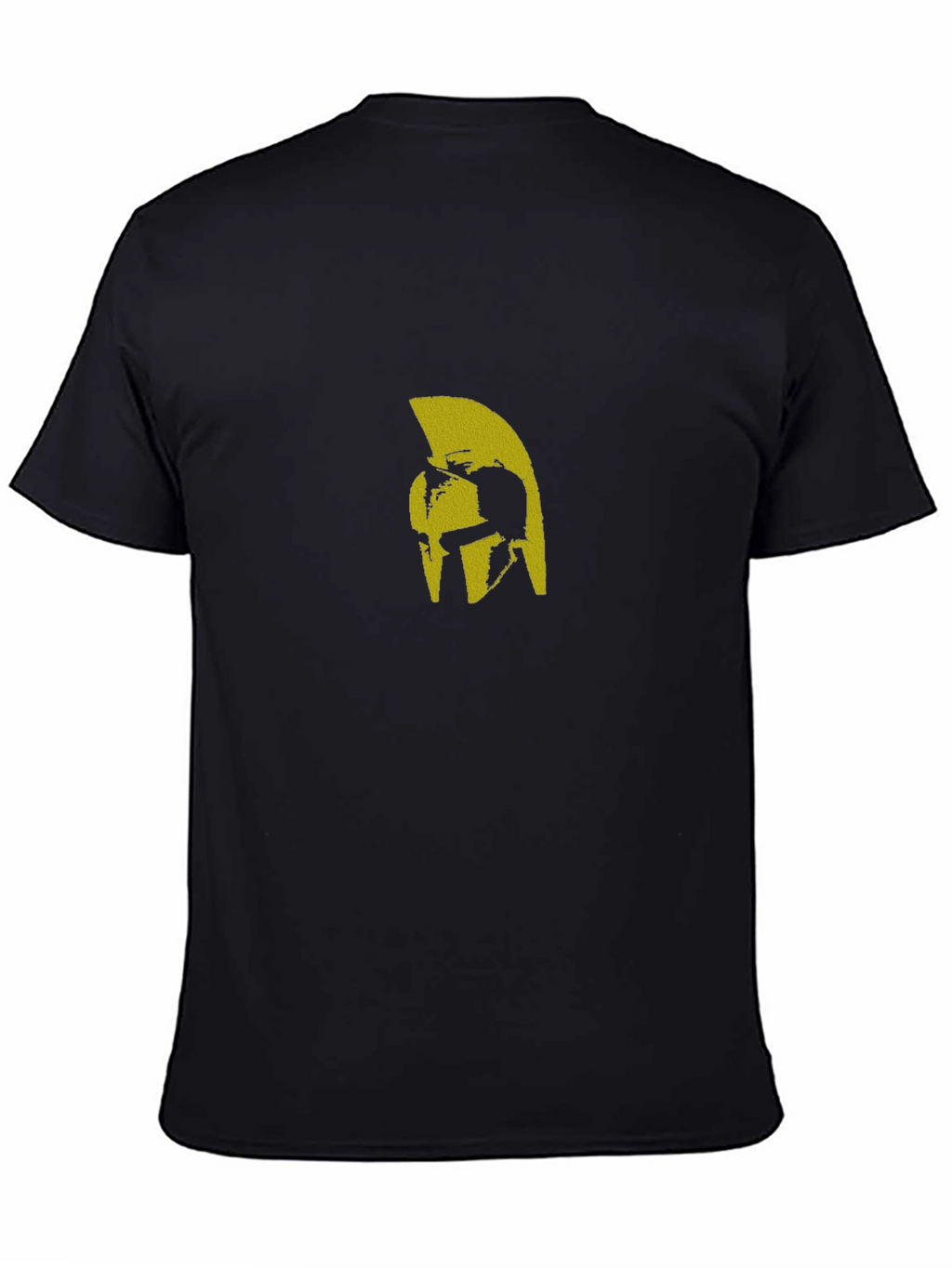 Spartan Helmet Graphic T-Shirt - Black