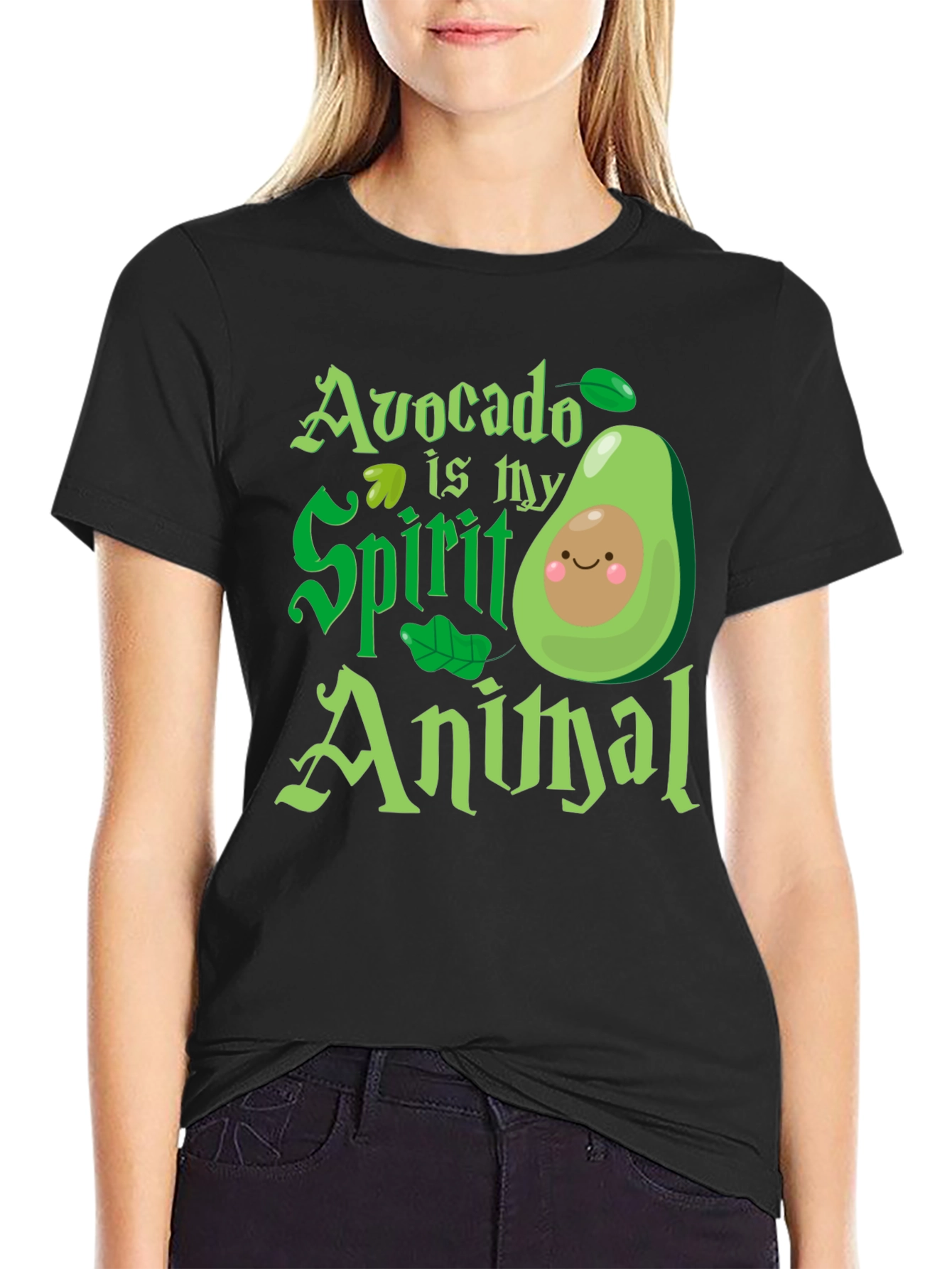 Avocado is My Spirit Animal - Graphic T-Shirt