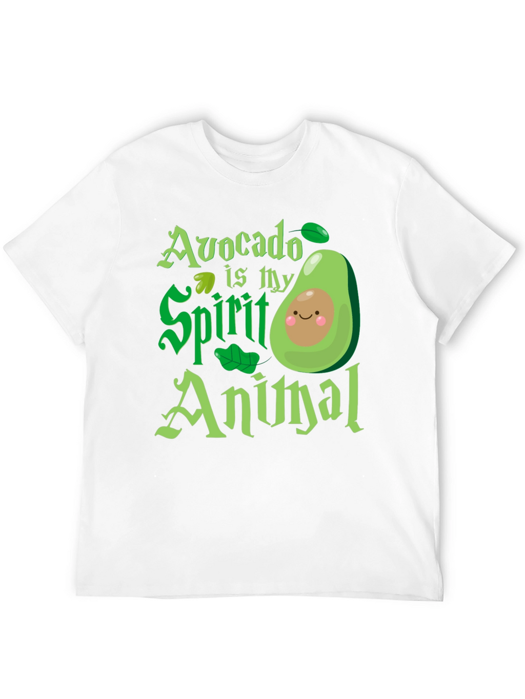 Avocado is My Spirit Animal - Graphic T-Shirt