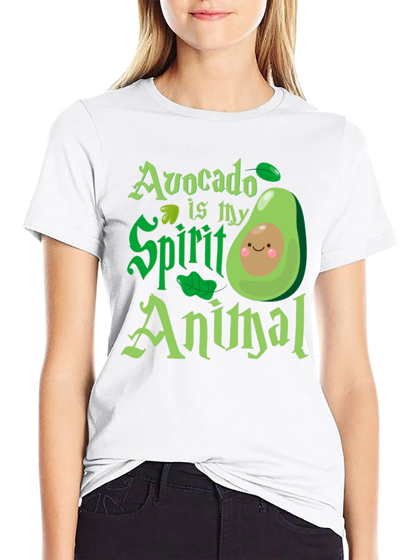 Avocado is My Spirit Animal - Graphic T-Shirt