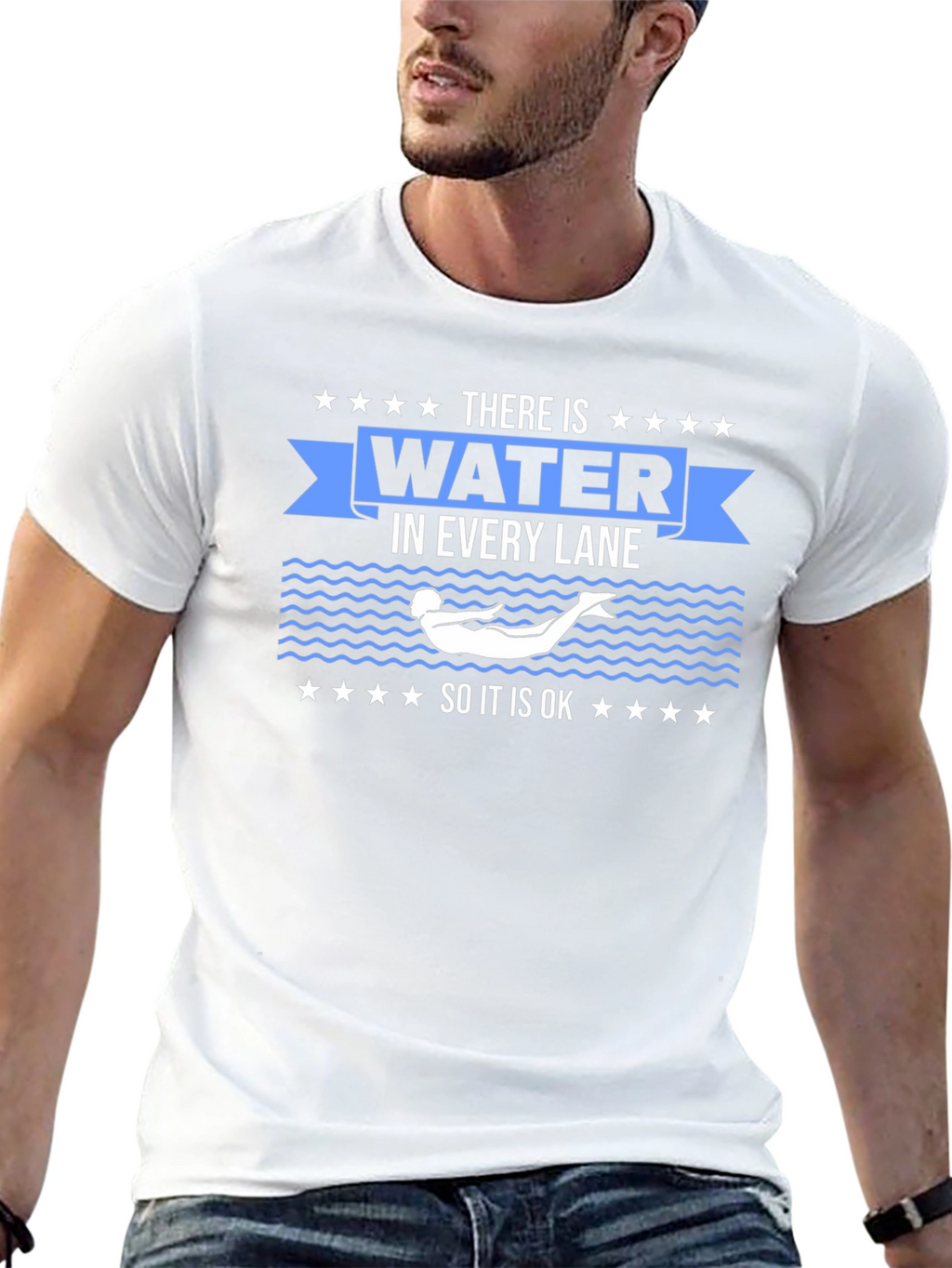 Water in Every Lane Swimmers T-Shirt