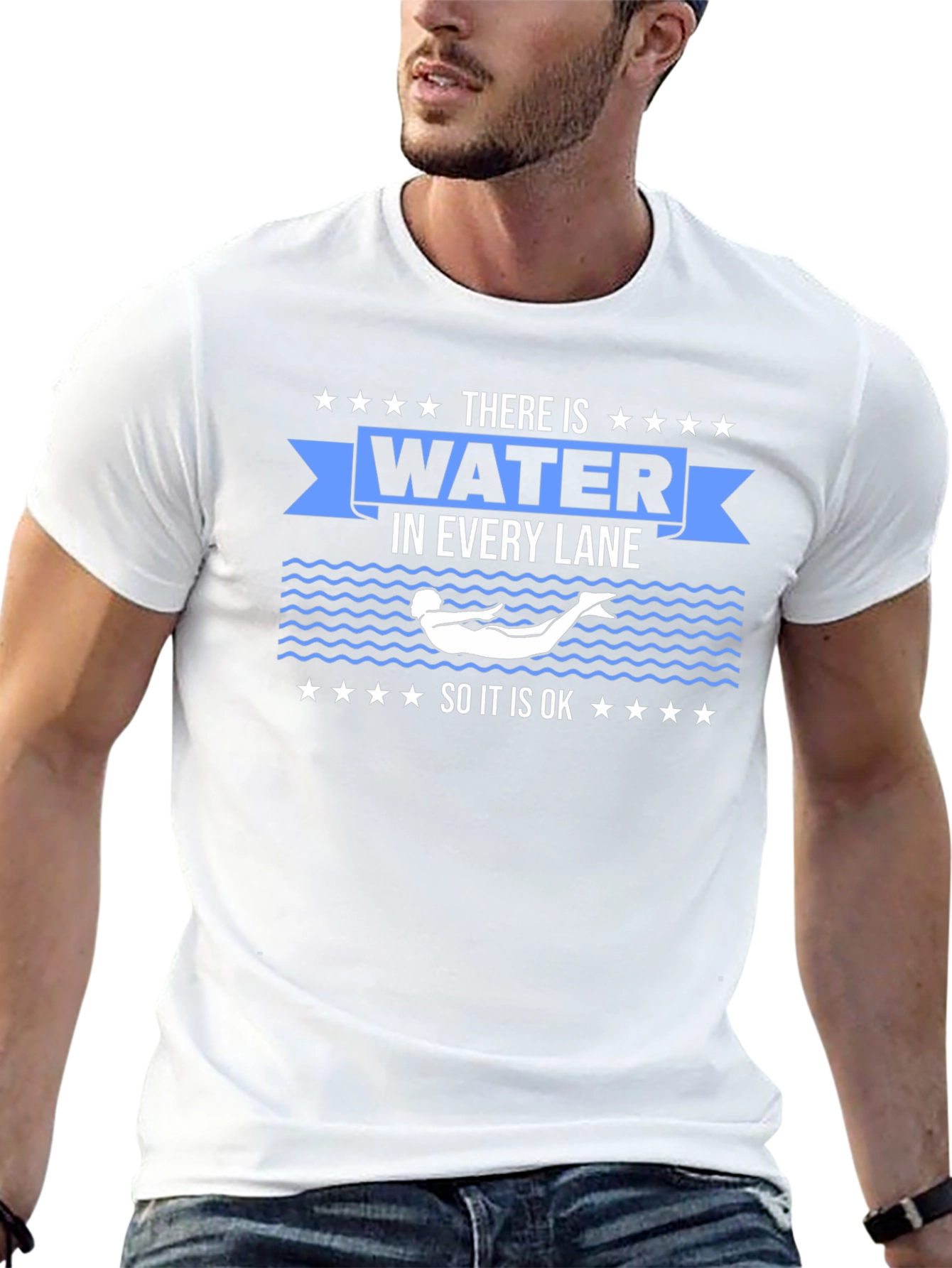 Water in Every Lane Swimmers T-Shirt