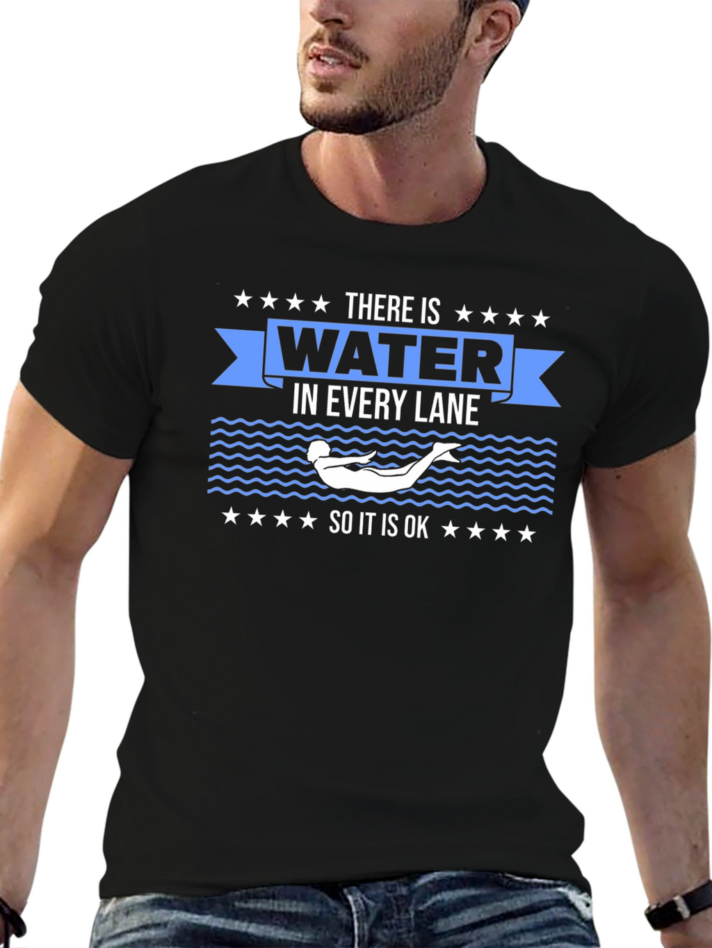 Water in Every Lane Swimmers T-Shirt