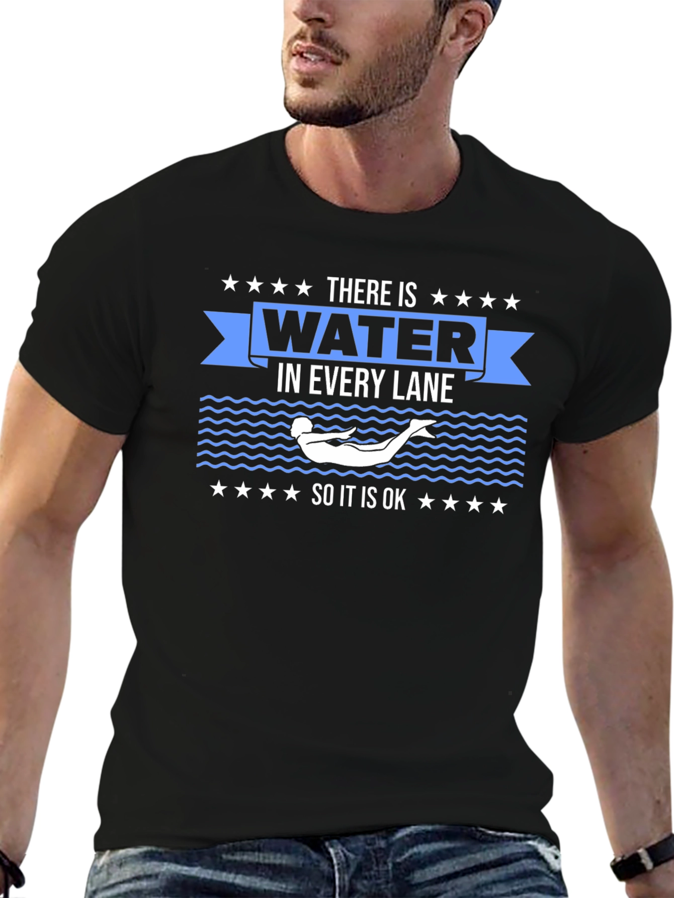 Water in Every Lane Swimmers T-Shirt