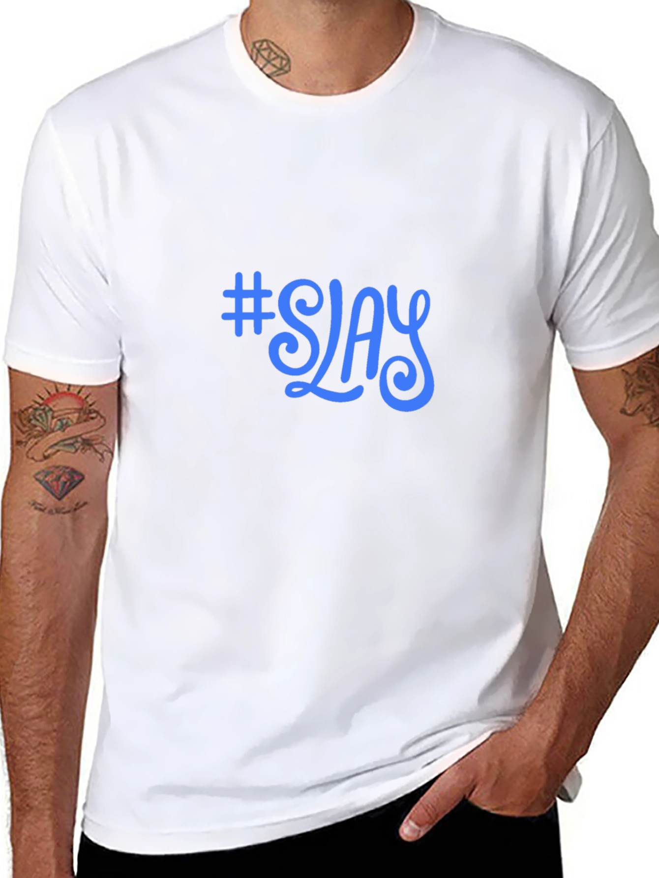 Slay Graphic Tee - Mens Black T-Shirt