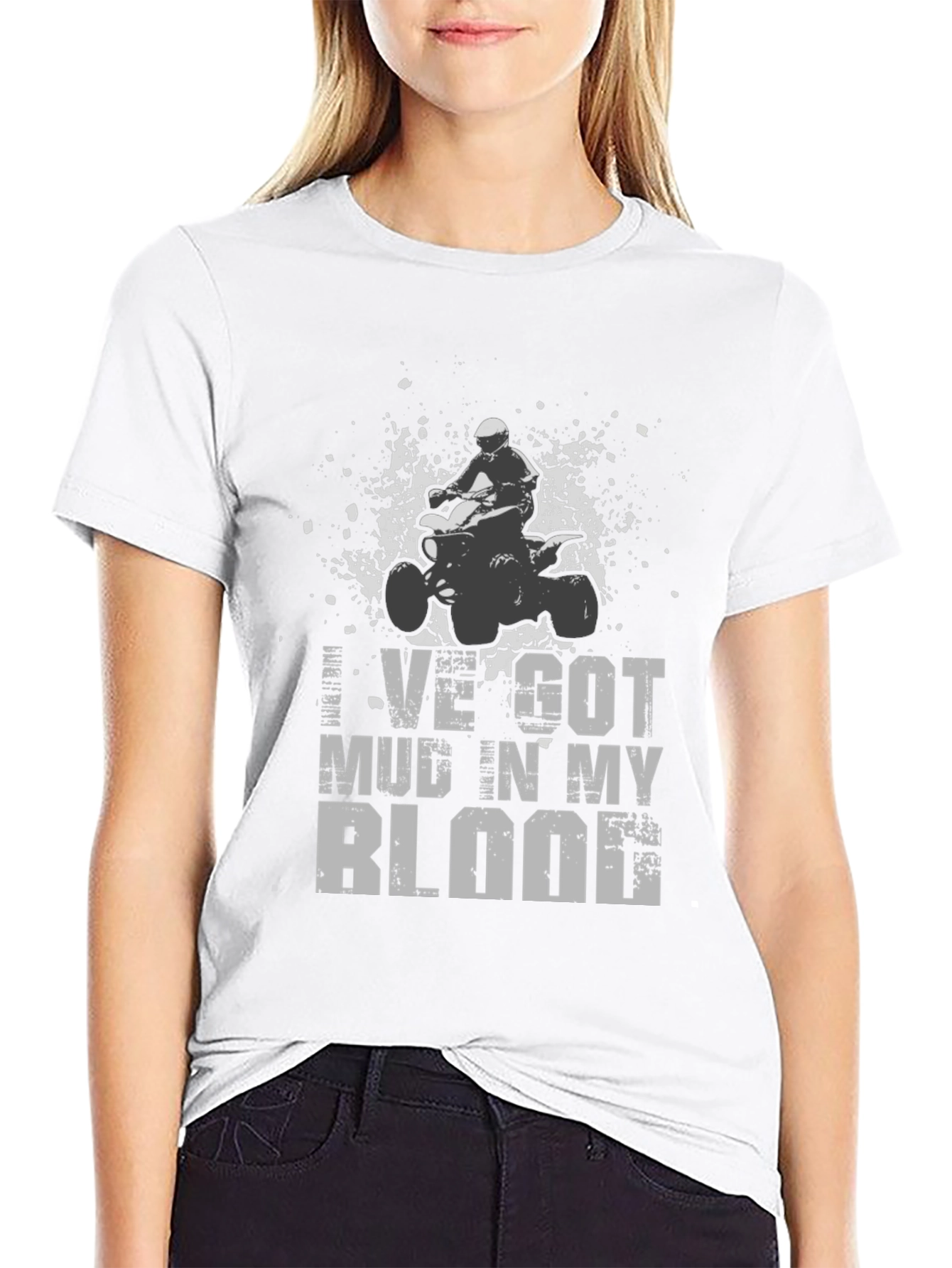 Mud in My Blood ATV Rider T-Shirt