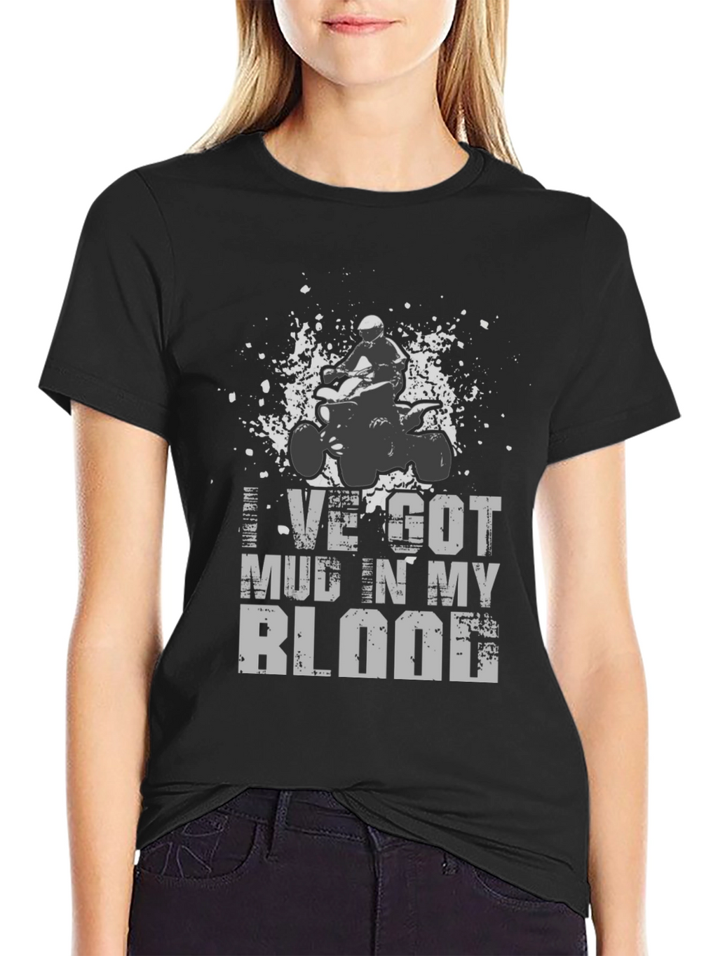 Mud in My Blood ATV Rider T-Shirt