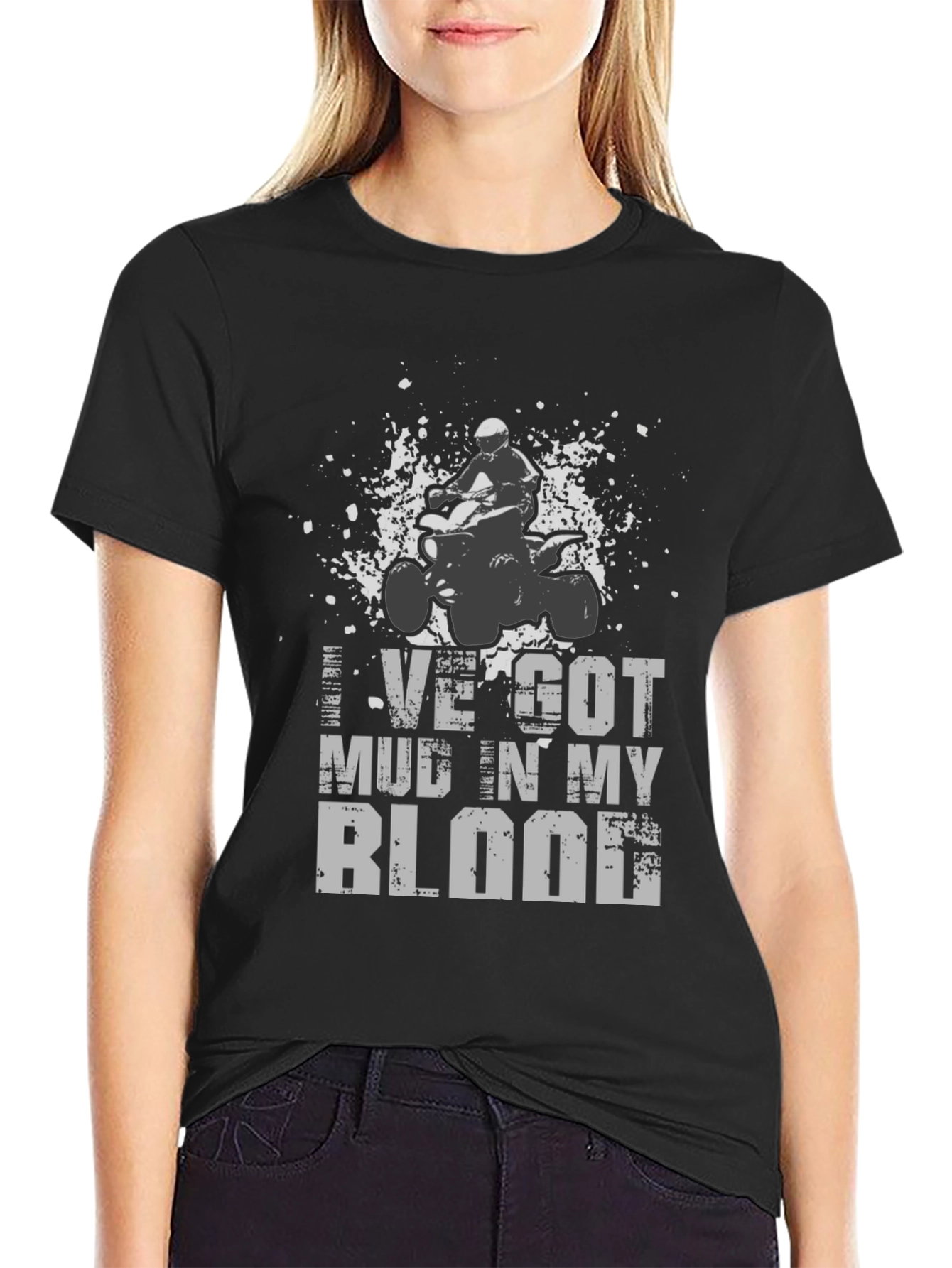Mud in My Blood ATV Rider T-Shirt