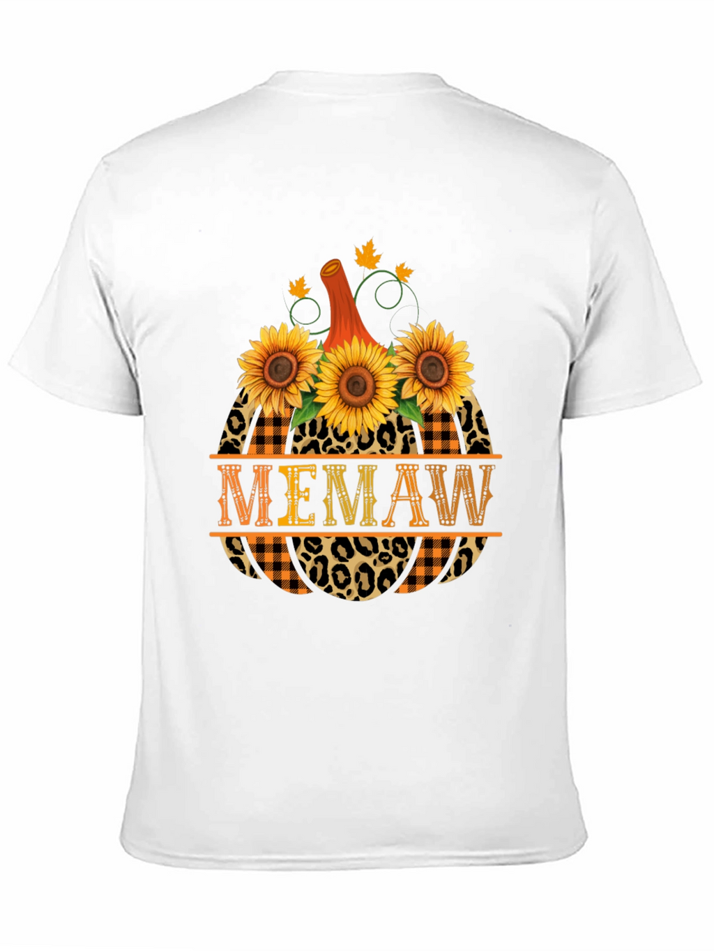 Memaw Pumpkin Fall Graphic T-Shirt