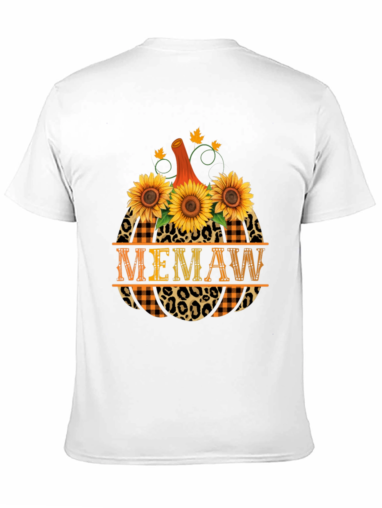 Memaw Pumpkin Fall Graphic T-Shirt