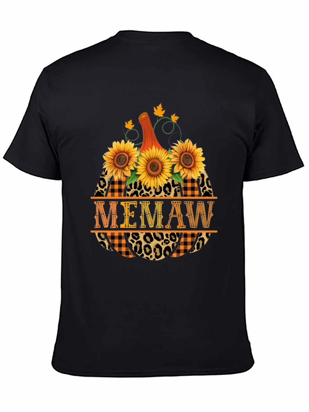 Memaw Pumpkin Fall Graphic T-Shirt