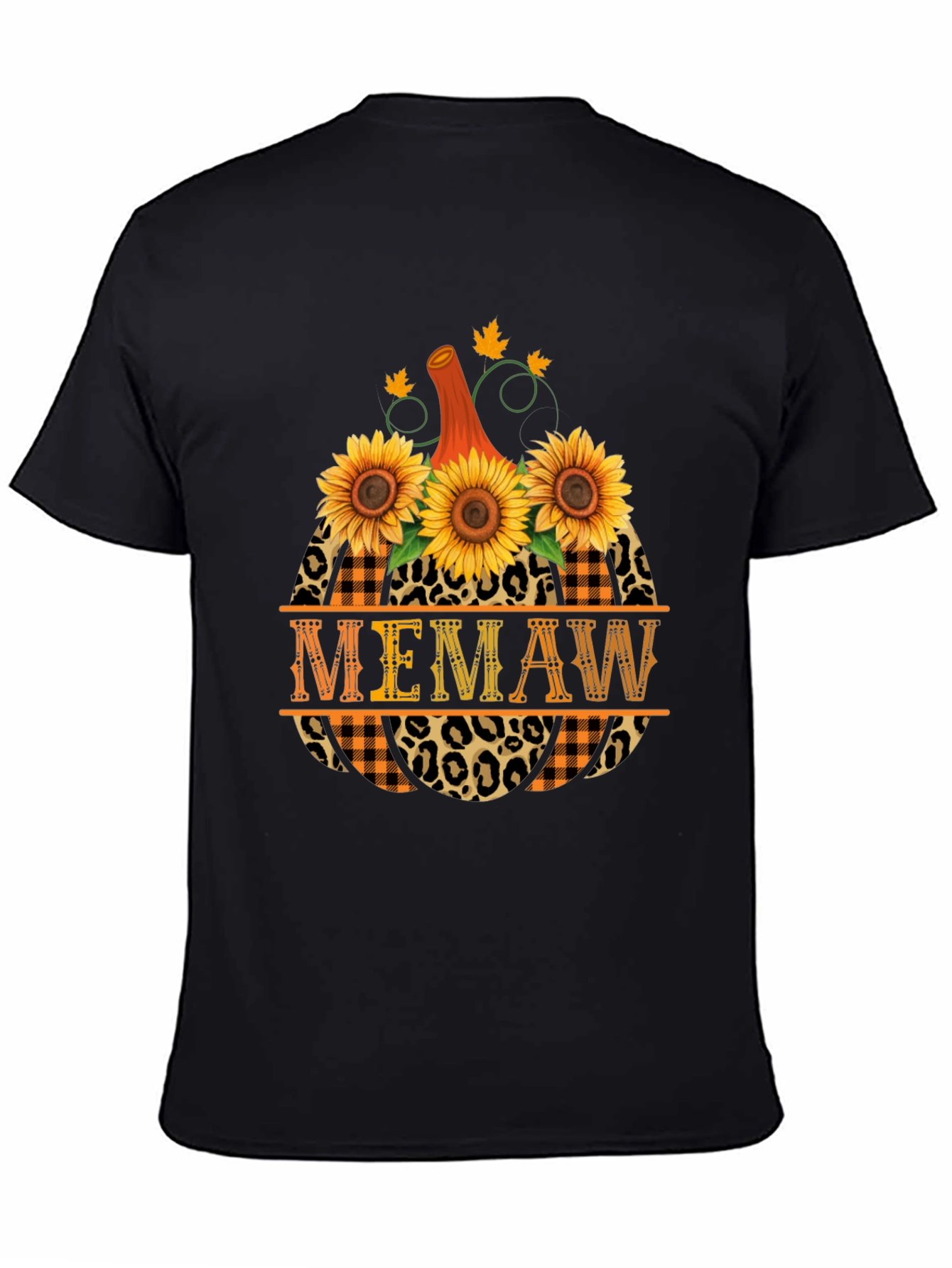 Memaw Pumpkin Fall Graphic T-Shirt