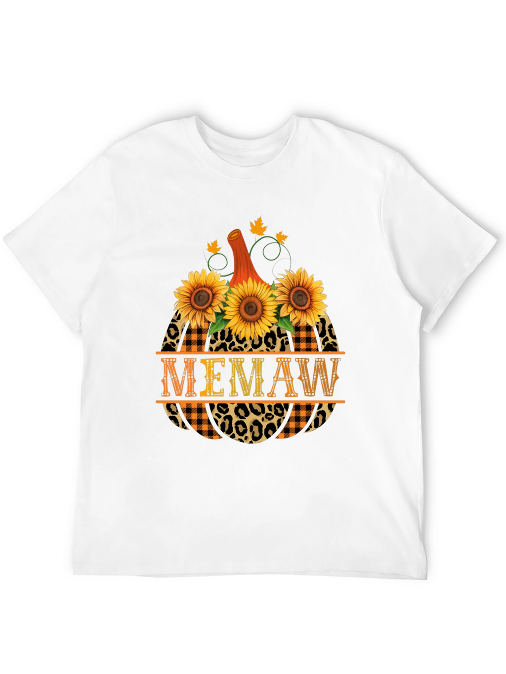 Memaw Pumpkin Fall Graphic T-Shirt