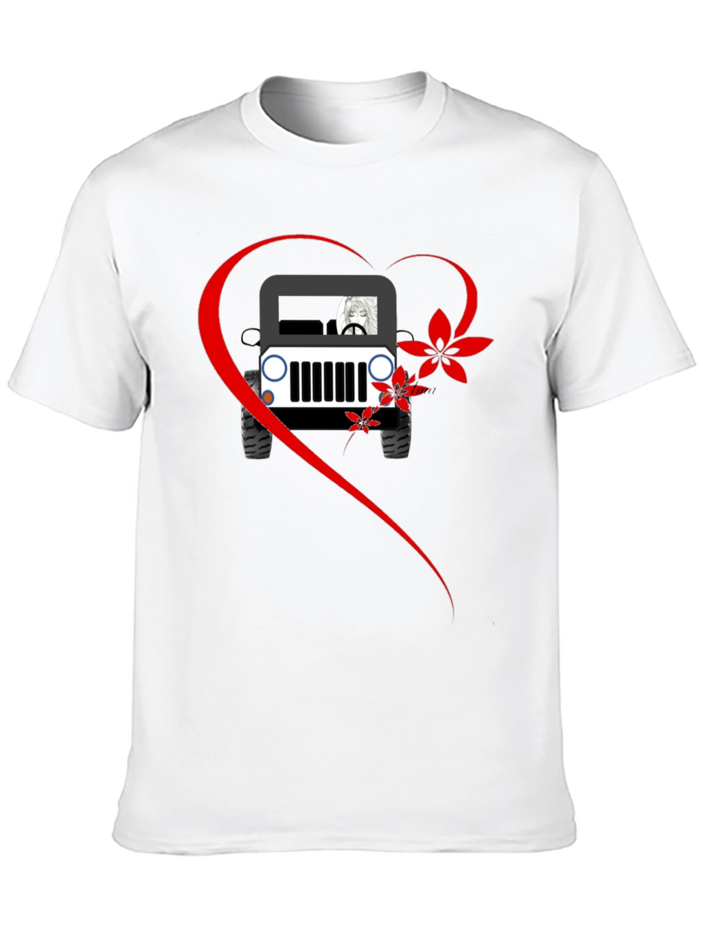 Jeep Lovers Graphic T-Shirt - Casual Black Tee