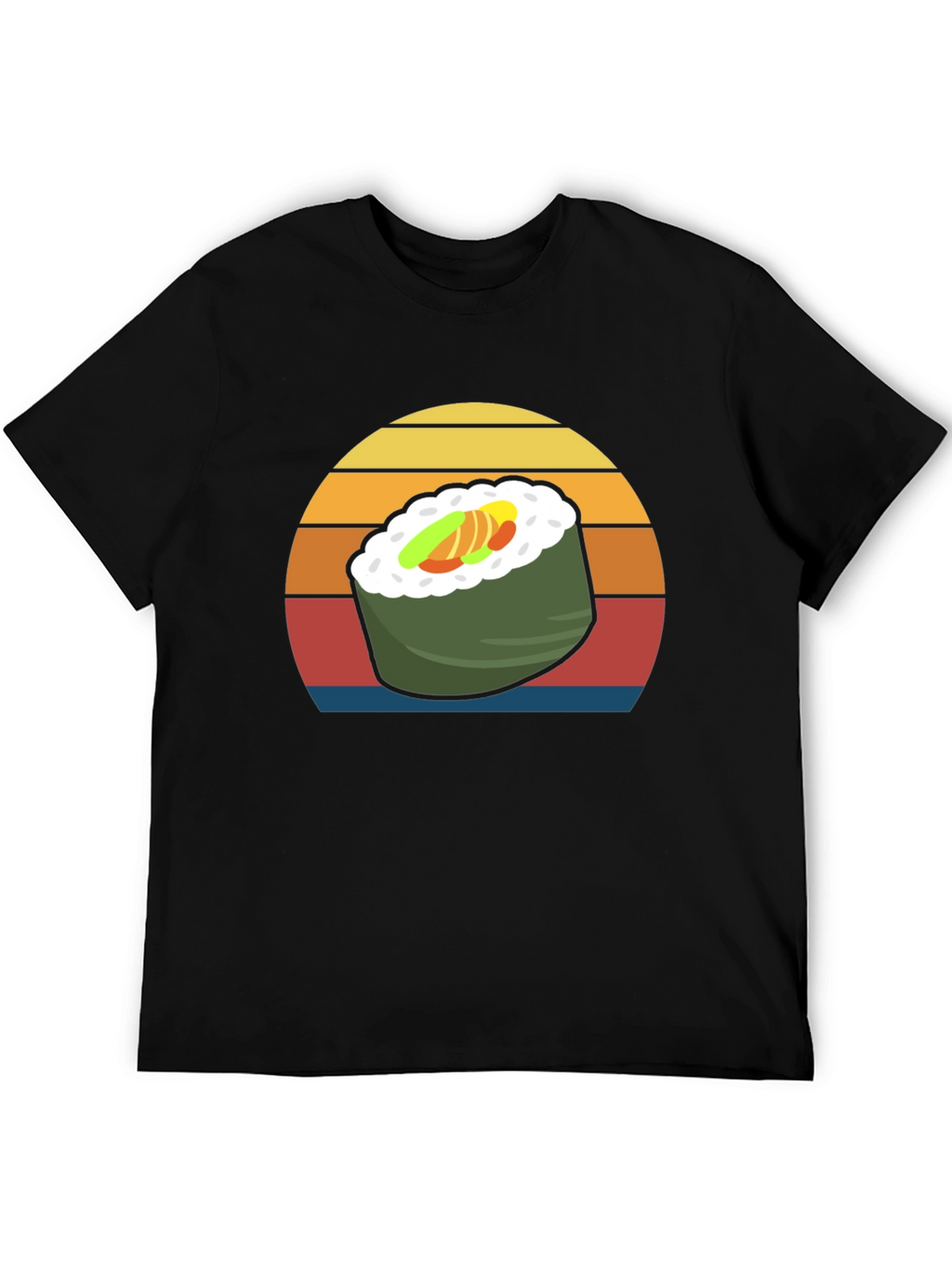 Sushi Roll Sunset Graphic Tee