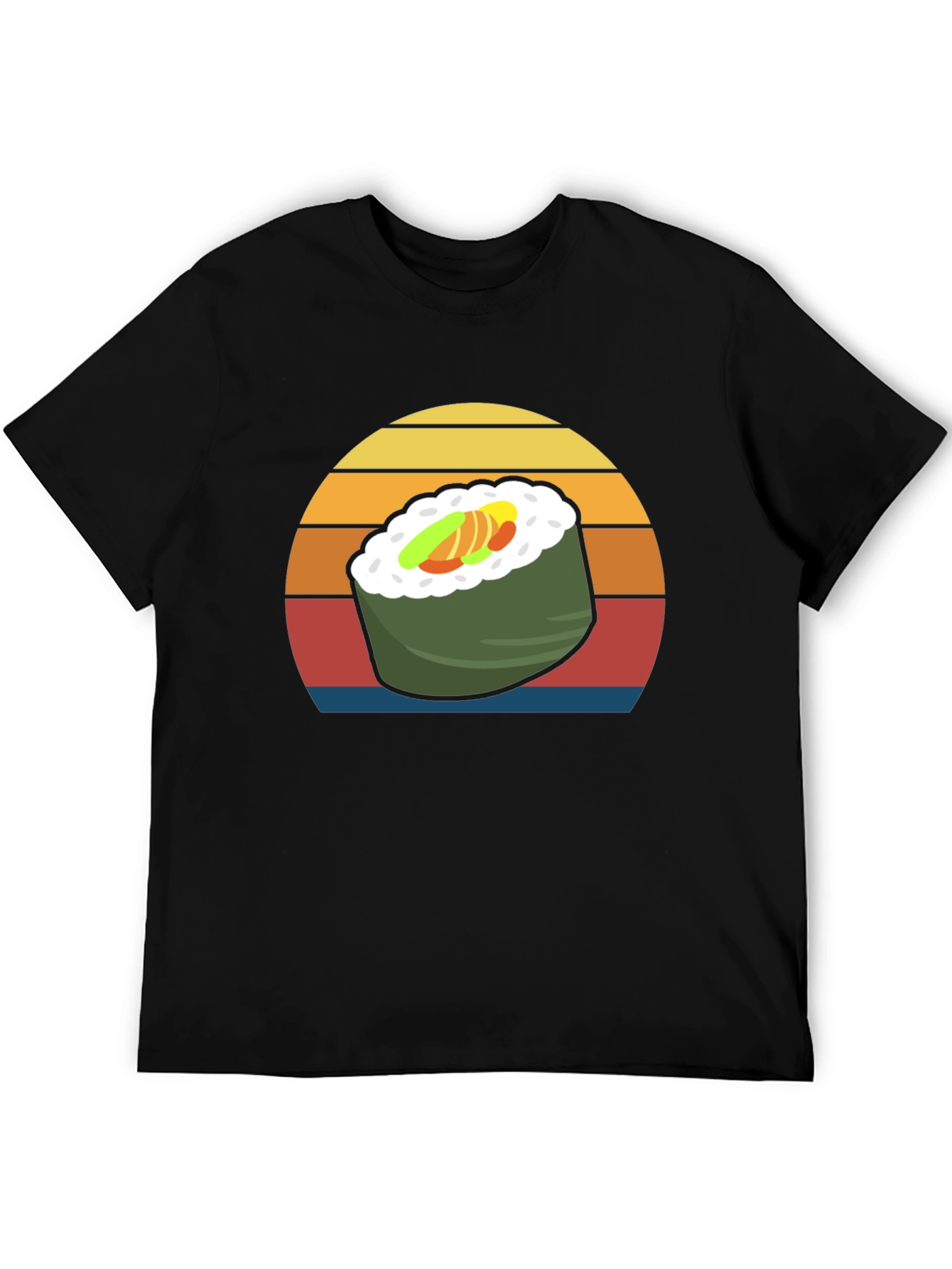 Sushi Roll Sunset Graphic Tee