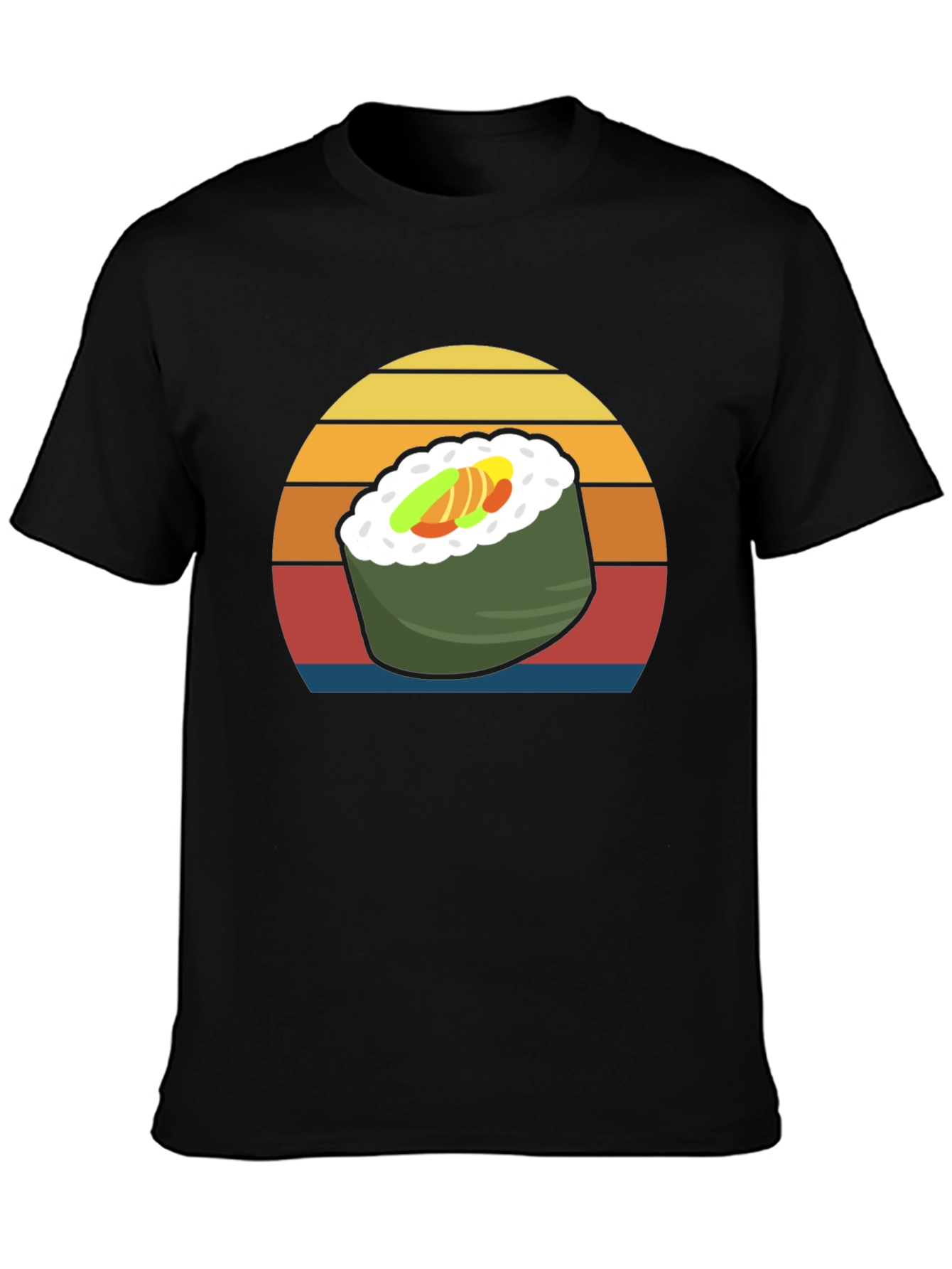 Sushi Roll Sunset Graphic Tee