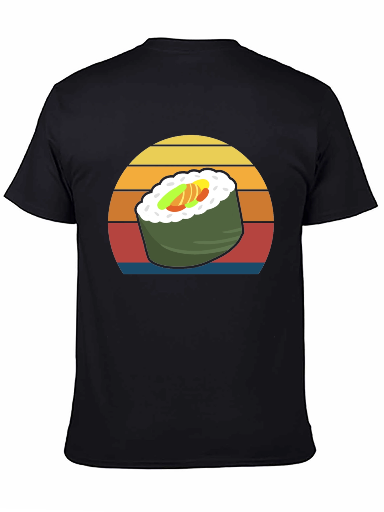 Sushi Roll Sunset Graphic Tee