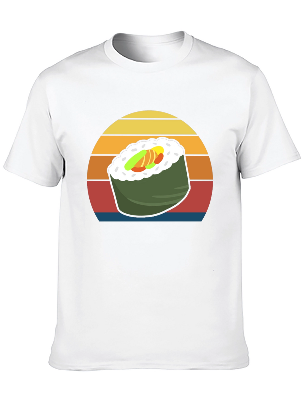 Sushi Roll Sunset Graphic Tee
