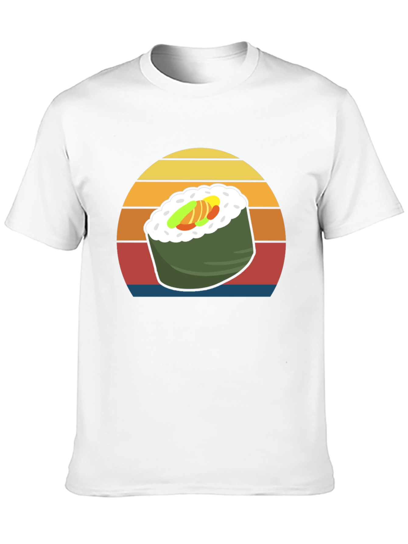 Sushi Roll Sunset Graphic Tee