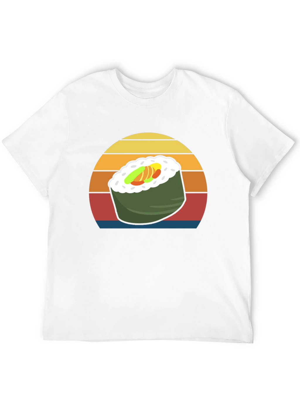 Sushi Roll Sunset Graphic Tee