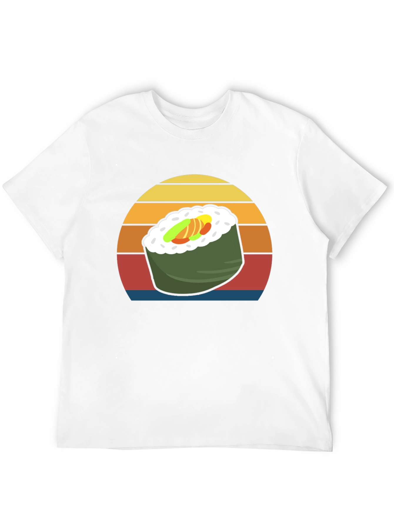 Sushi Roll Sunset Graphic Tee