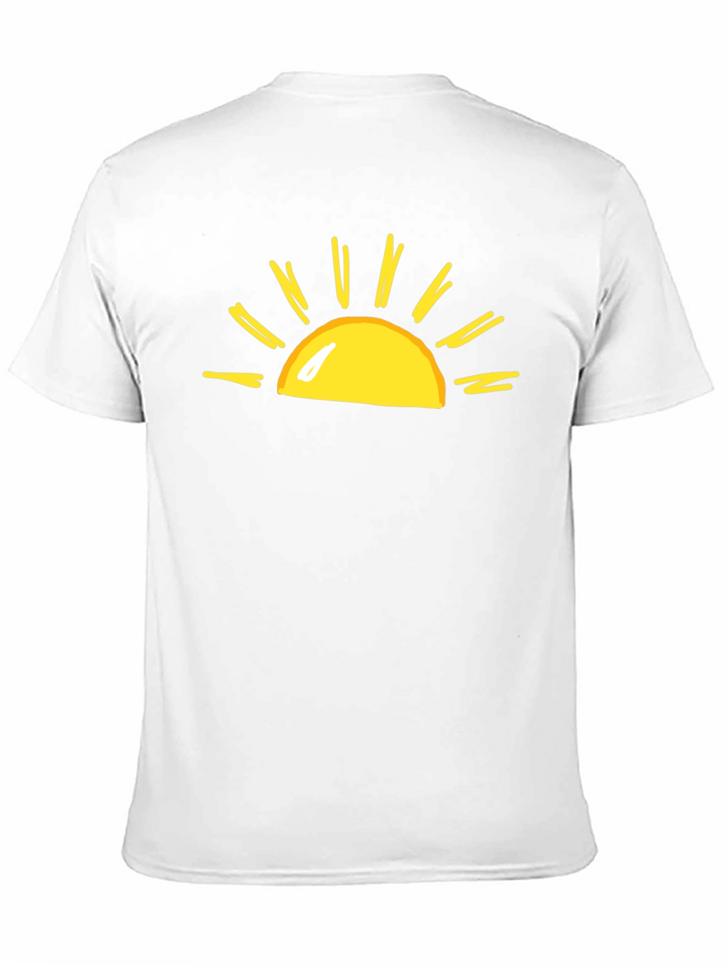 Sunny Graphic Tee - Black Cotton T-Shirt