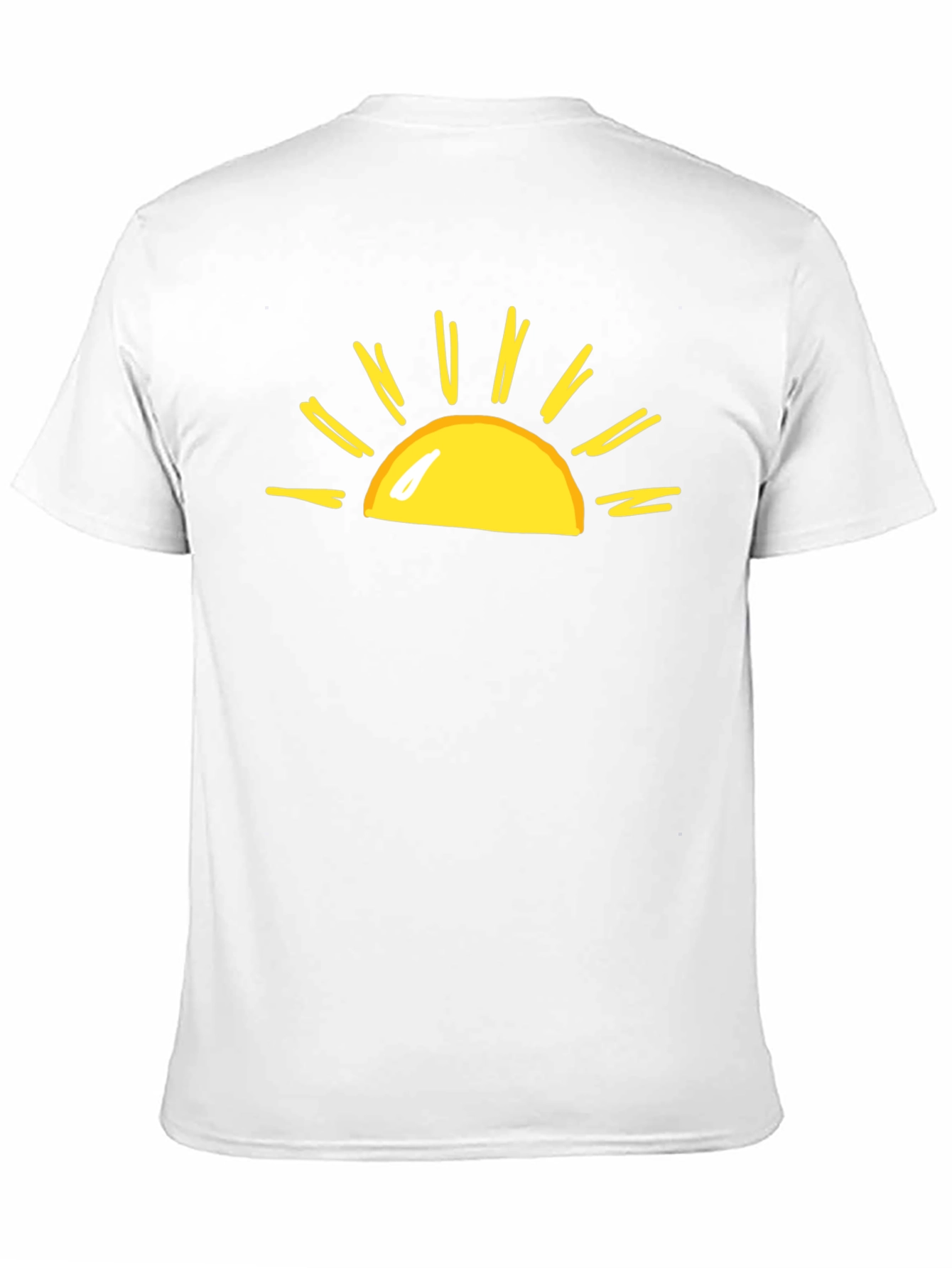Sunny Graphic Tee - Black Cotton T-Shirt