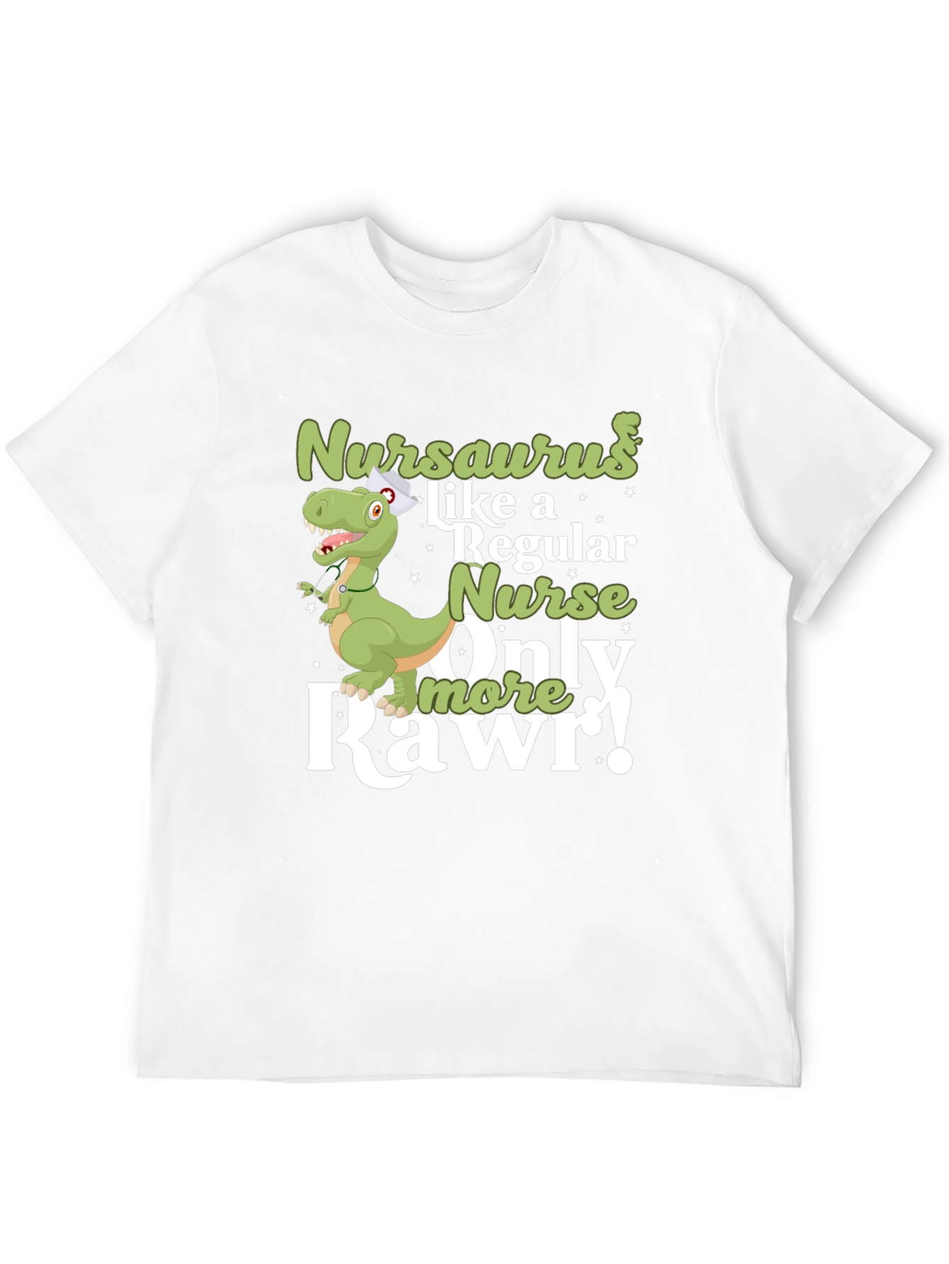 Nursaurus Nurse T-Shirt - Rawr!
