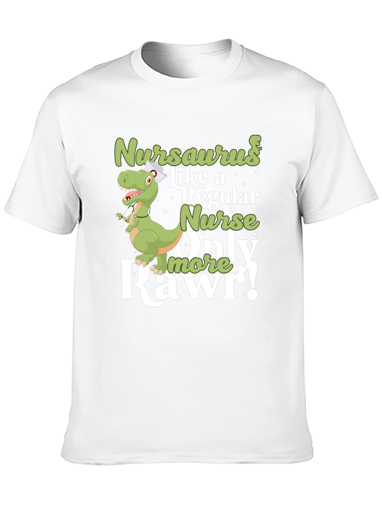 Nursaurus Nurse T-Shirt - Rawr!