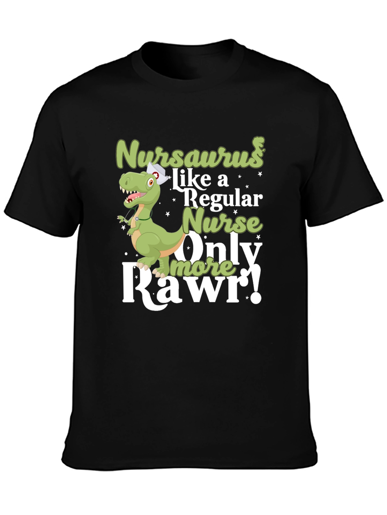 Nursaurus Nurse T-Shirt - Rawr!