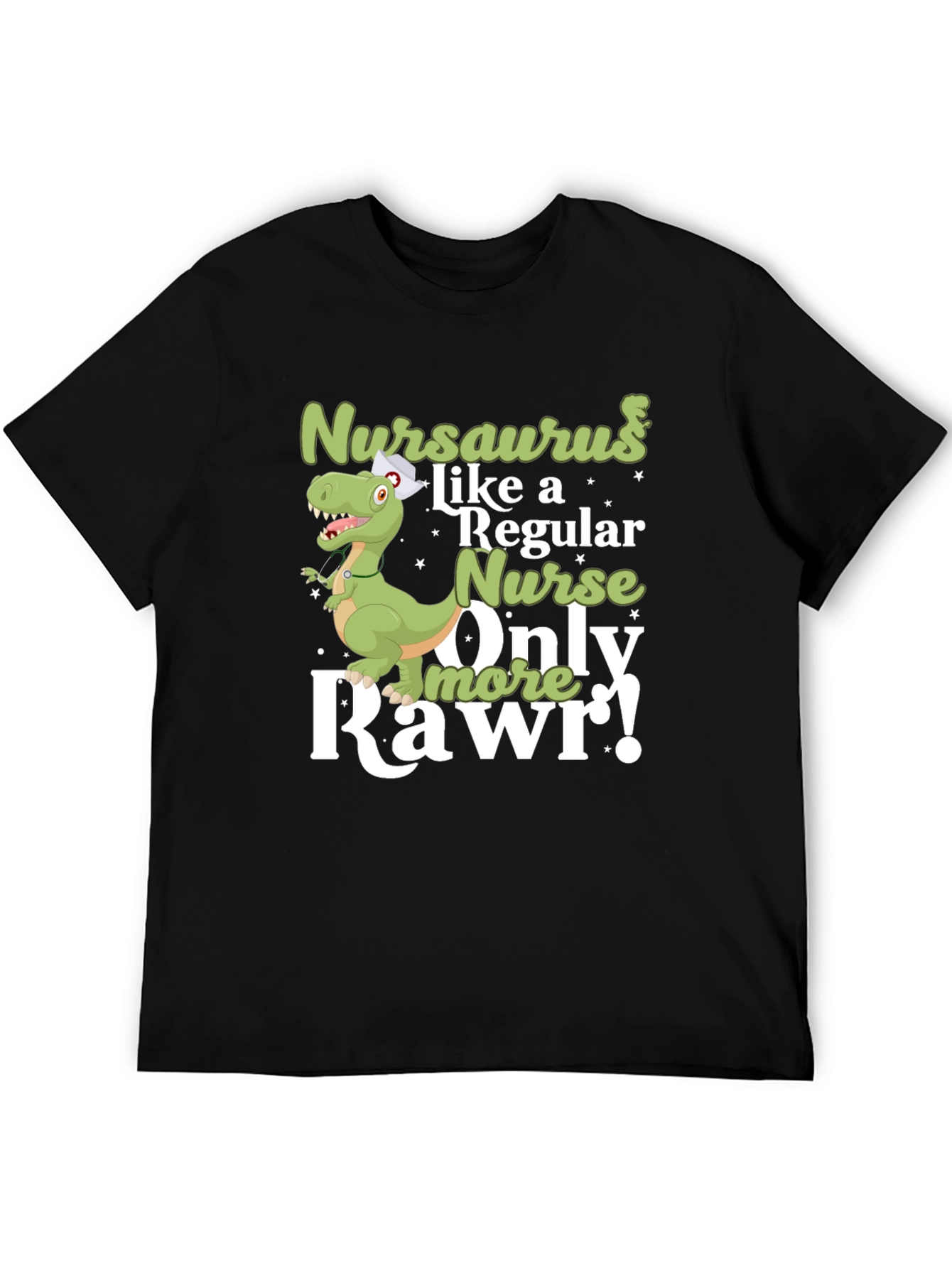 Nursaurus Nurse T-Shirt - Rawr!