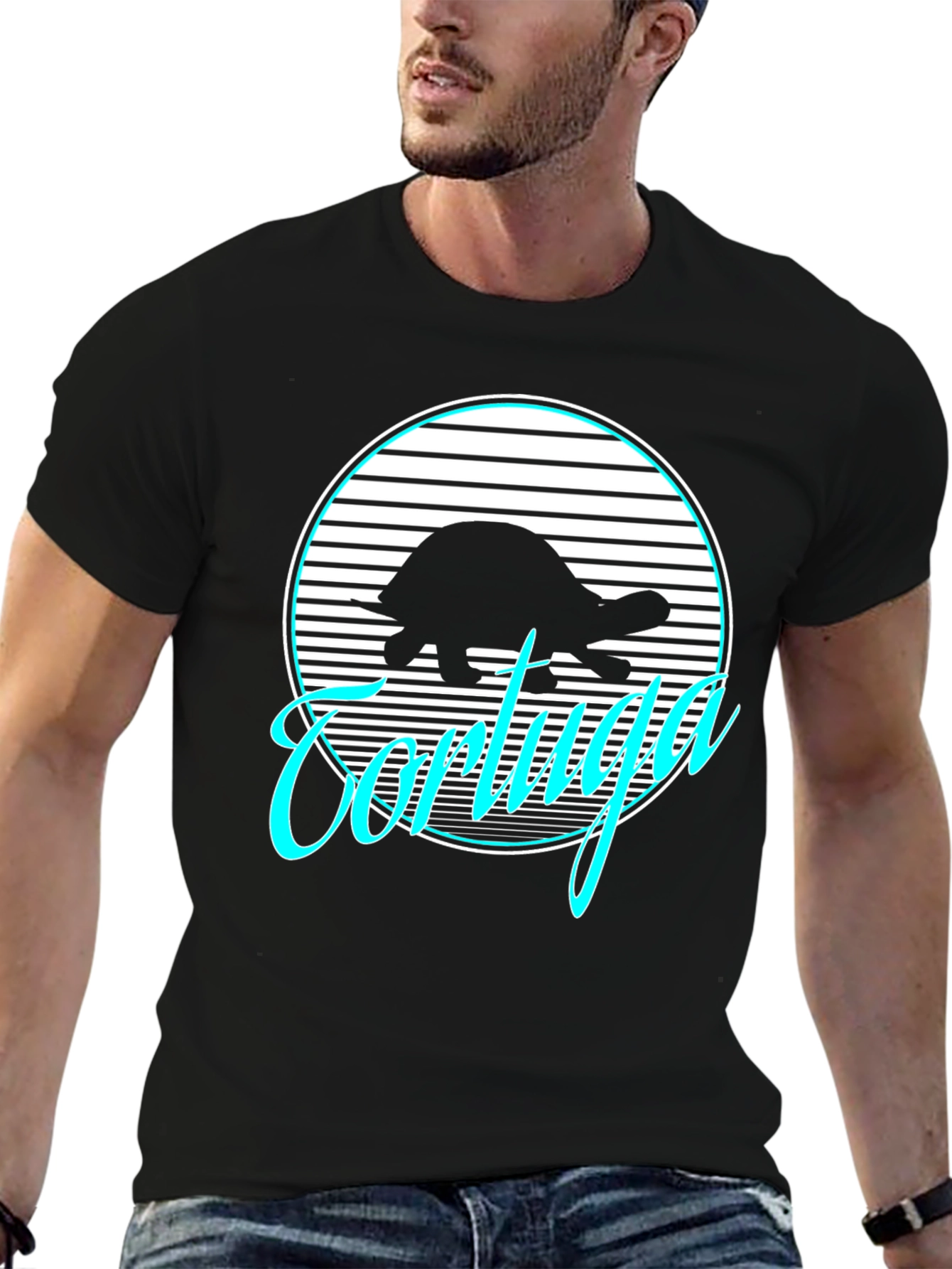 Tortuga Graphic Tee - Retro Turtle Shirt